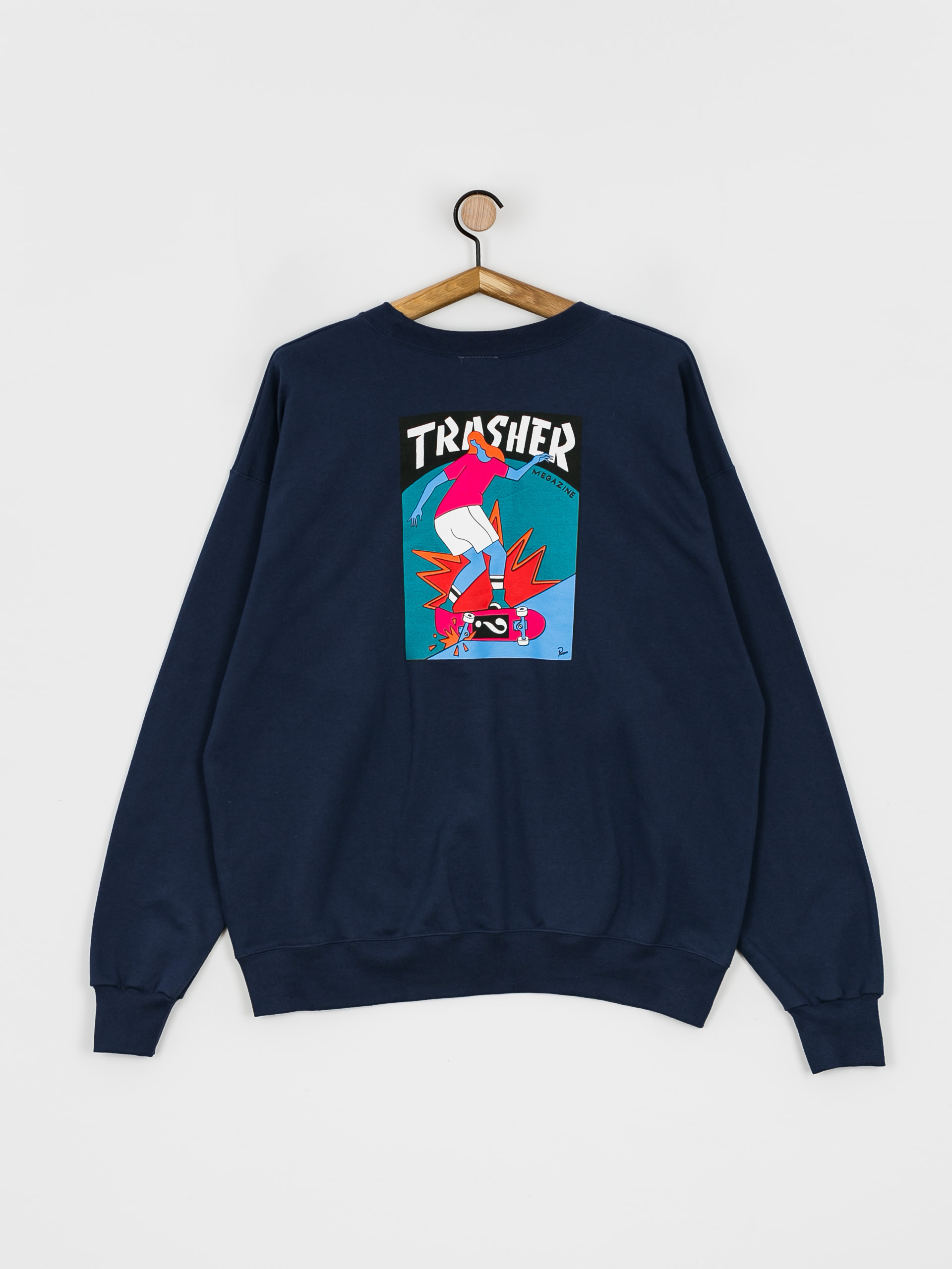 Bluza Thrasher Hurricane Crew (navy)