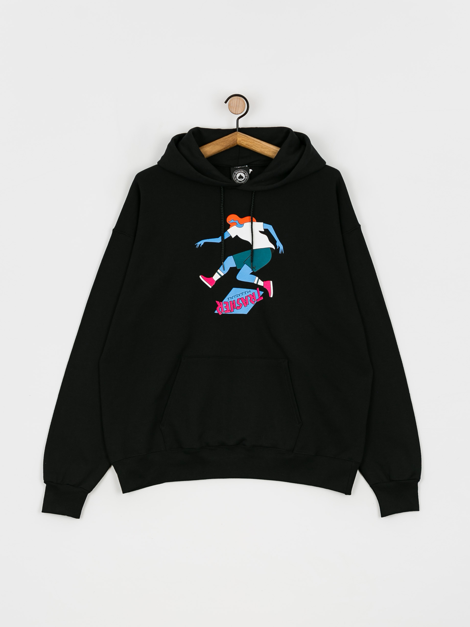 Bluza z kapturem Thrasher Trasher Tre HD (black)