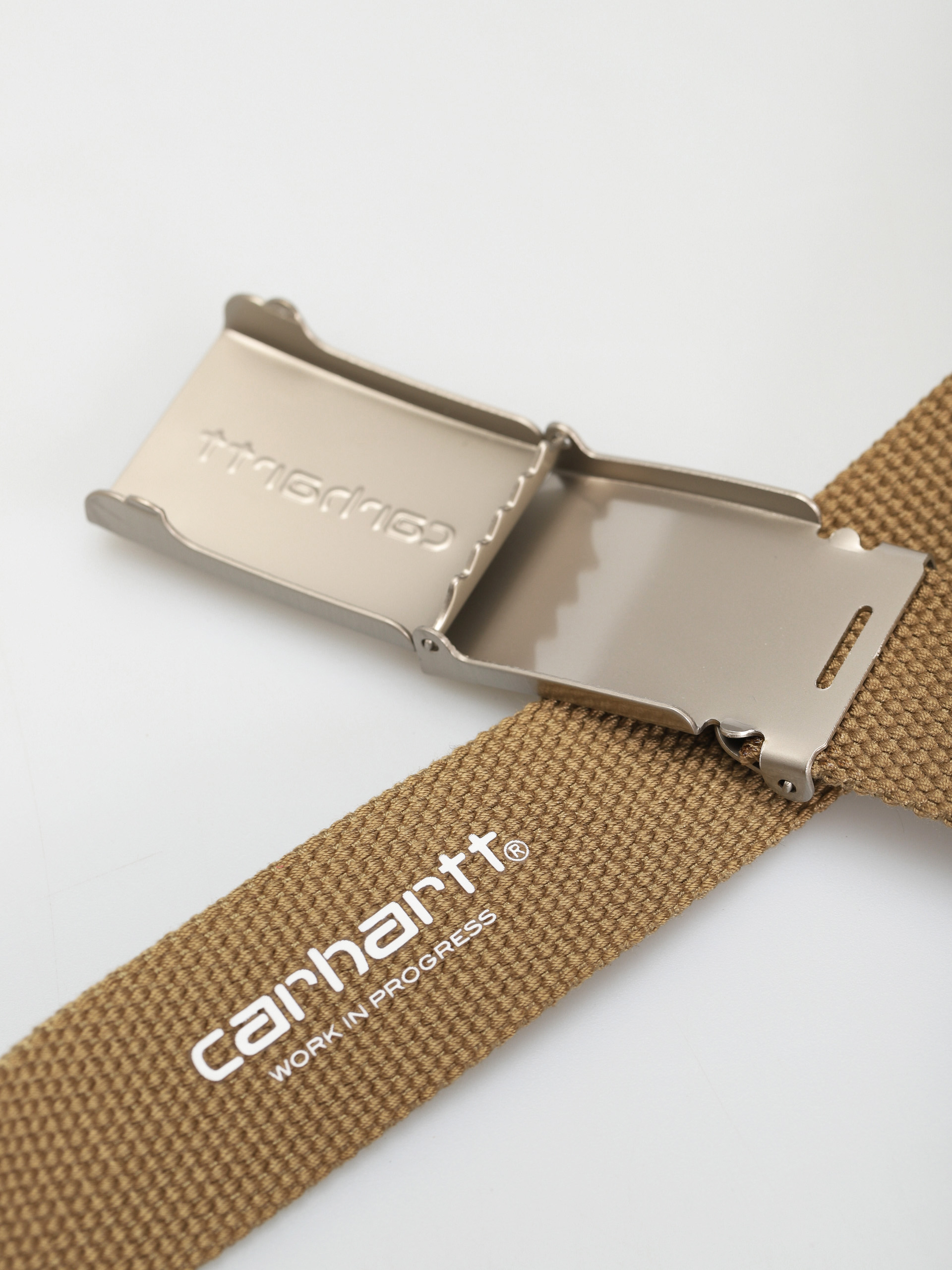 Pasek Carhartt WIP Clip Belt Chrome (leather)