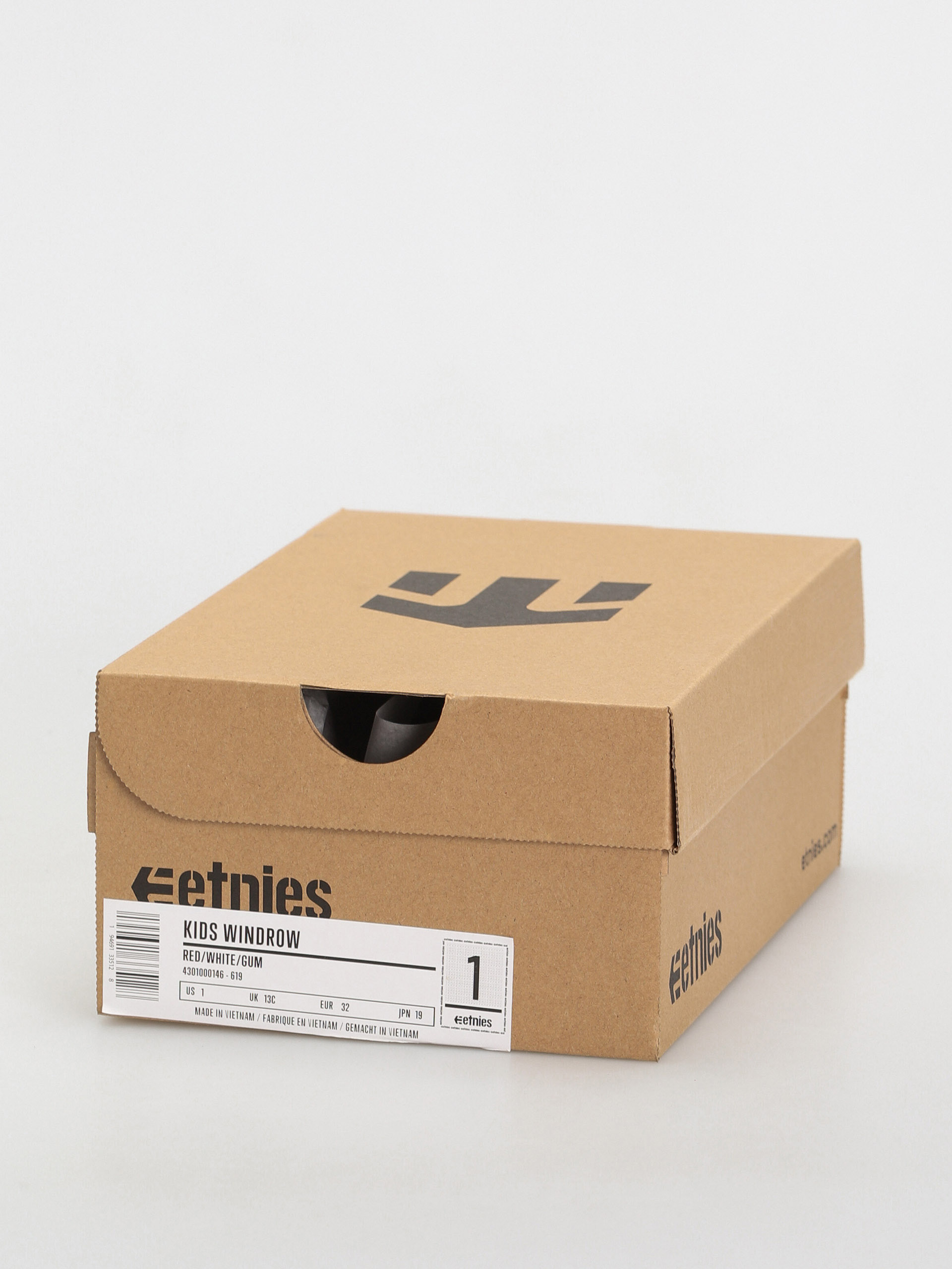 Buty Etnies Kids Windrow JR (red/white/gum)