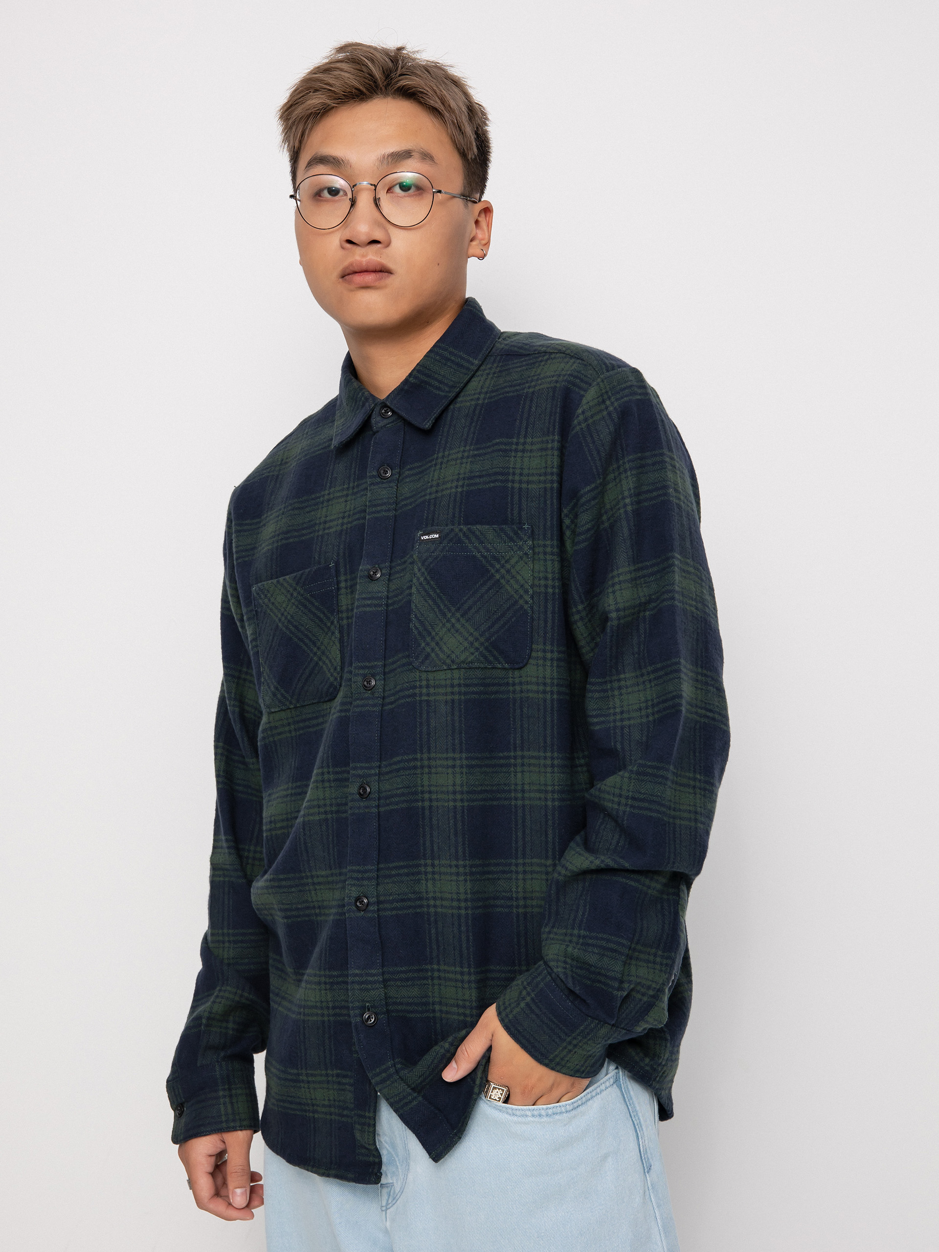 Koszula Volcom Tone Stone Ls (cedar green)