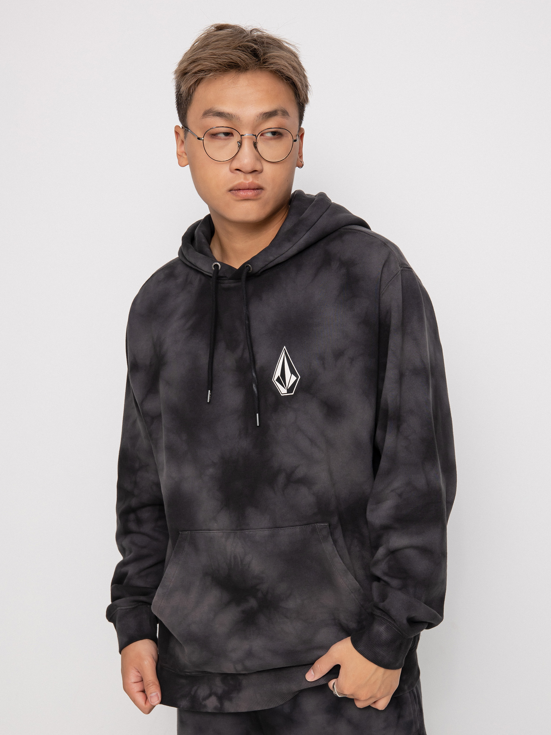 Bluza z kapturem Volcom Iconic Stone Plus HD (black)