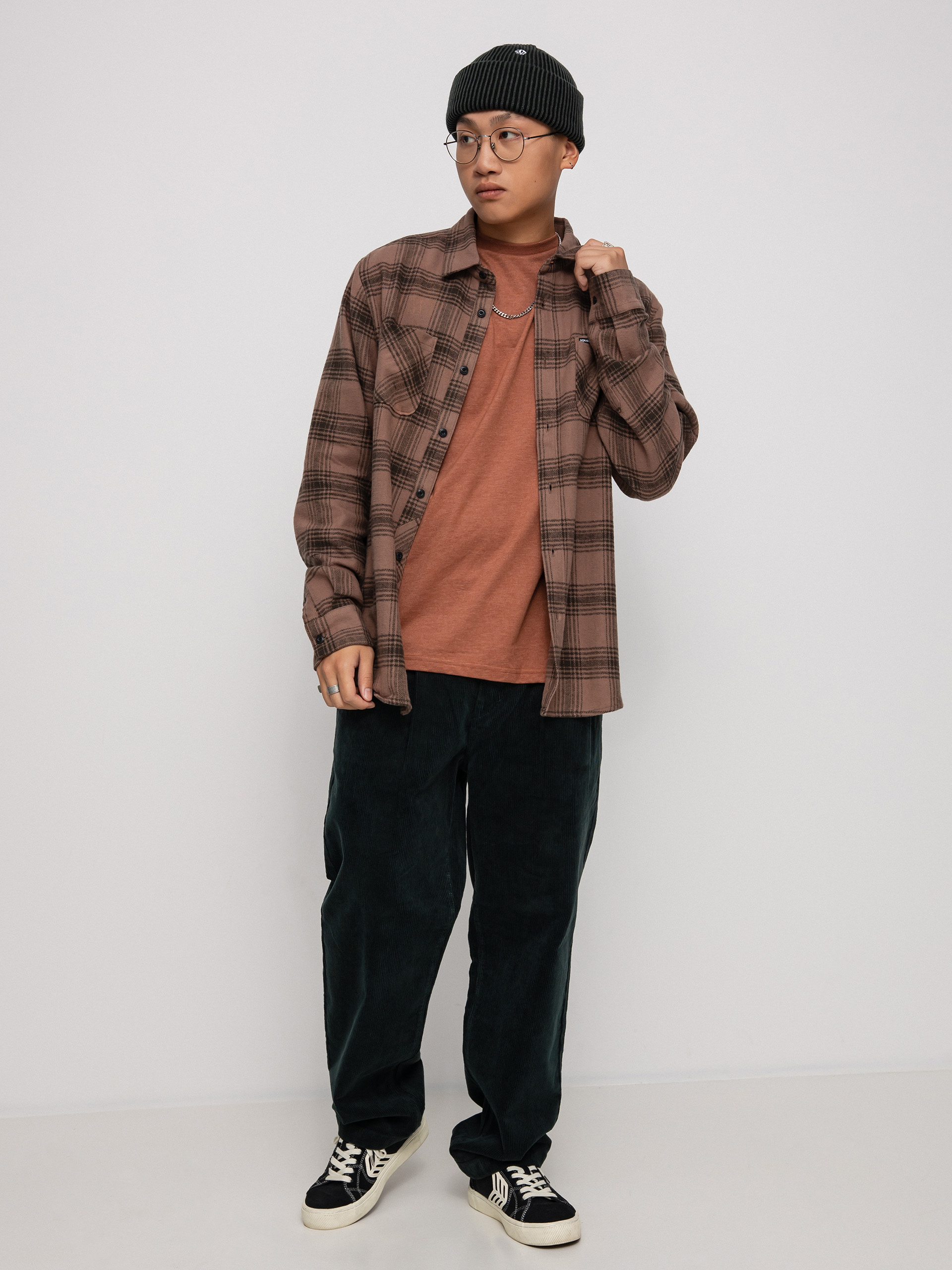 Koszula Volcom Tone Stone Ls (doeskin)