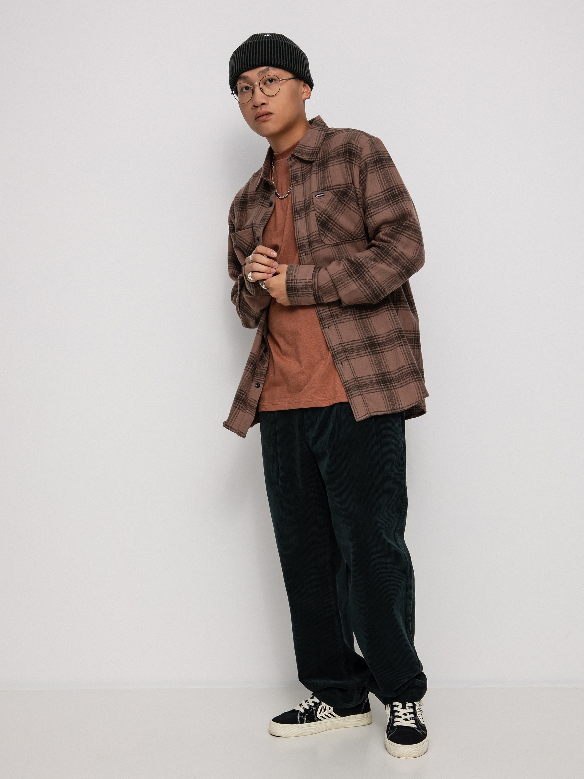 Koszula Volcom Tone Stone Ls (doeskin)