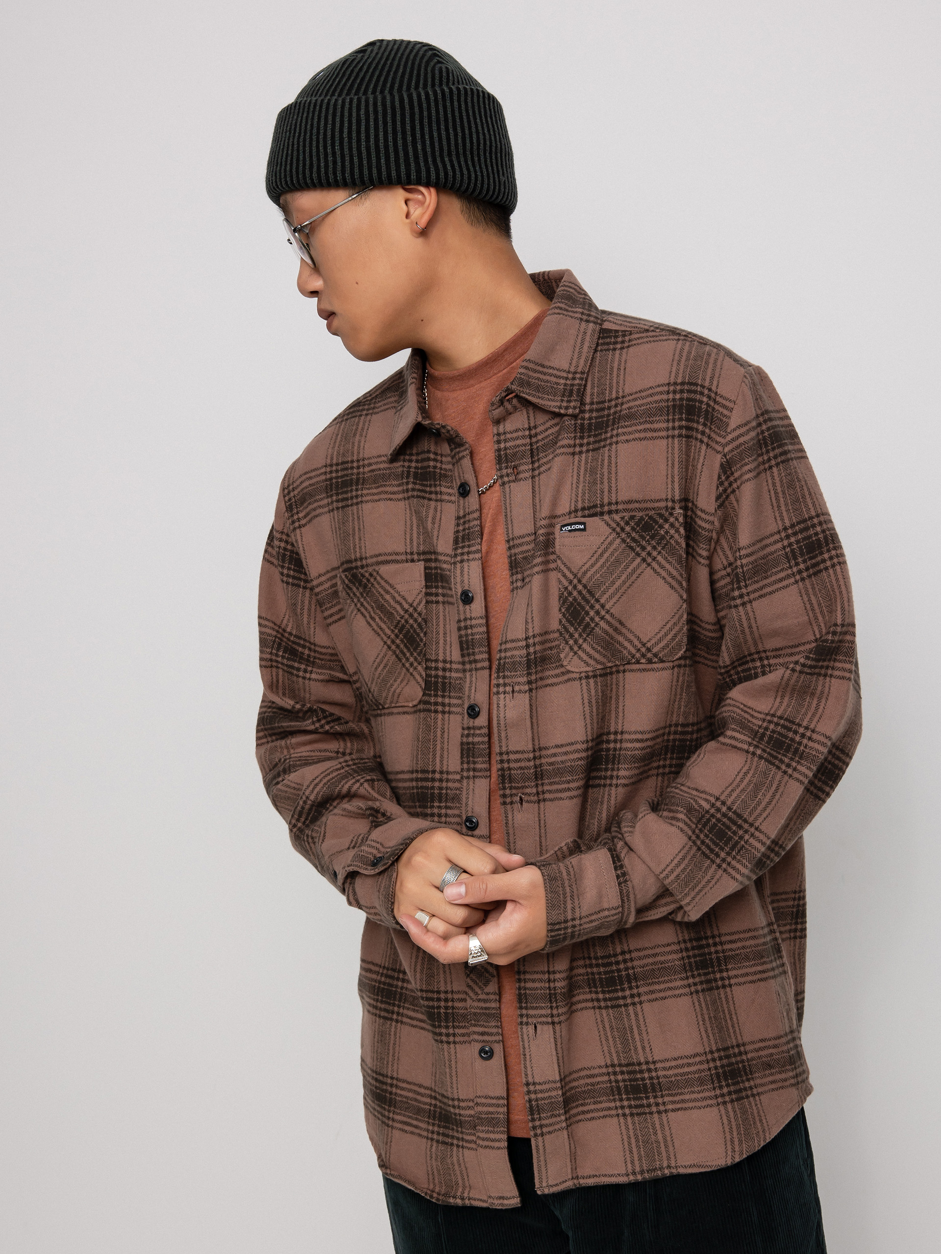 Koszula Volcom Tone Stone Ls (doeskin)