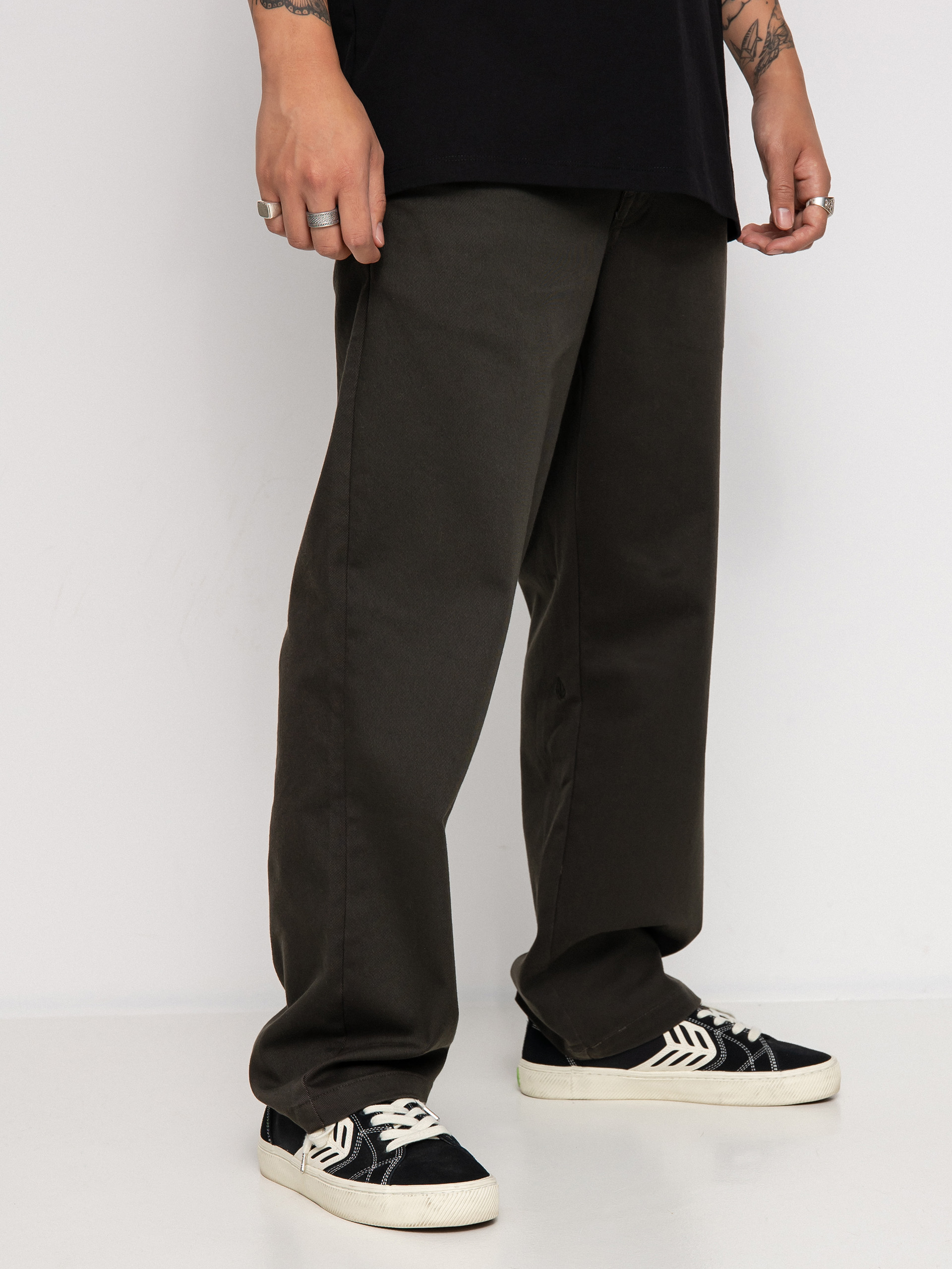 Spodnie Volcom Loose Truck Chino (rinsed black)
