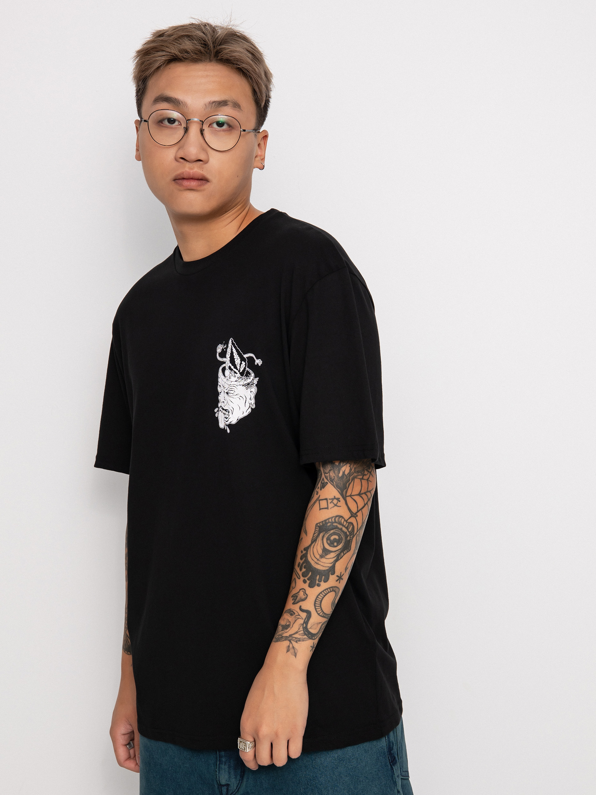 T-shirt Volcom Finkstone (black)