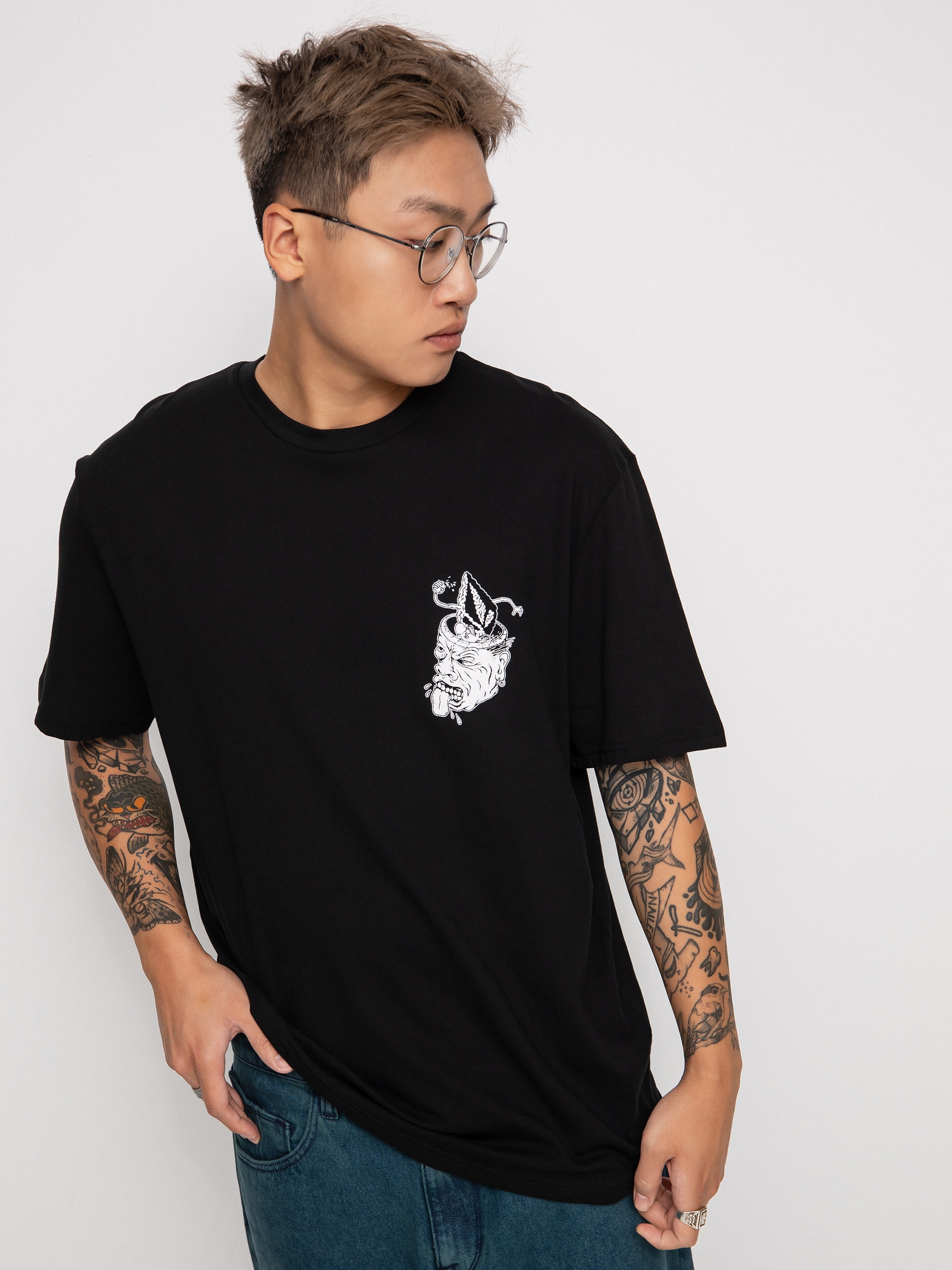 T-shirt Volcom Finkstone (black)