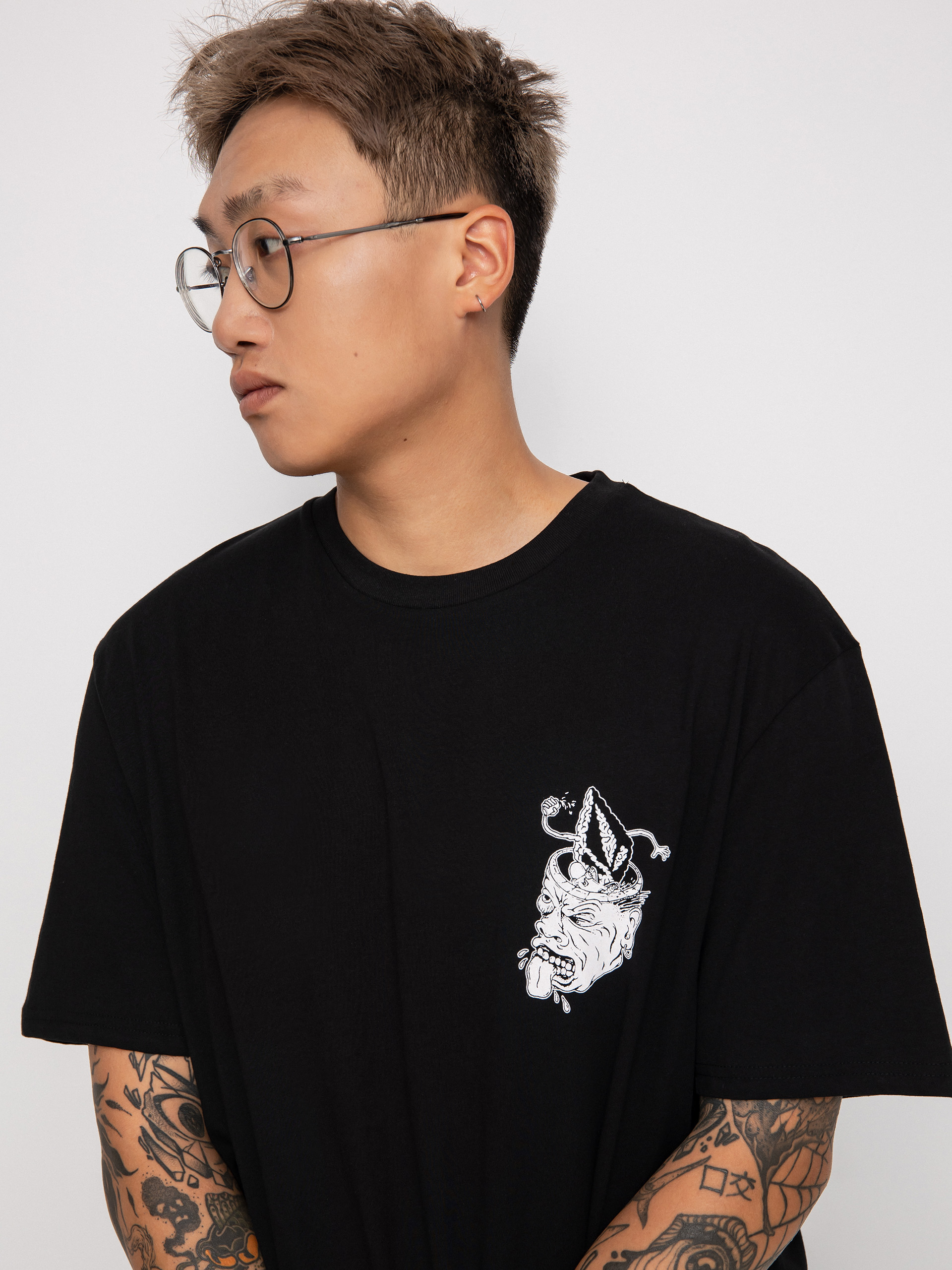 T-shirt Volcom Finkstone (black)