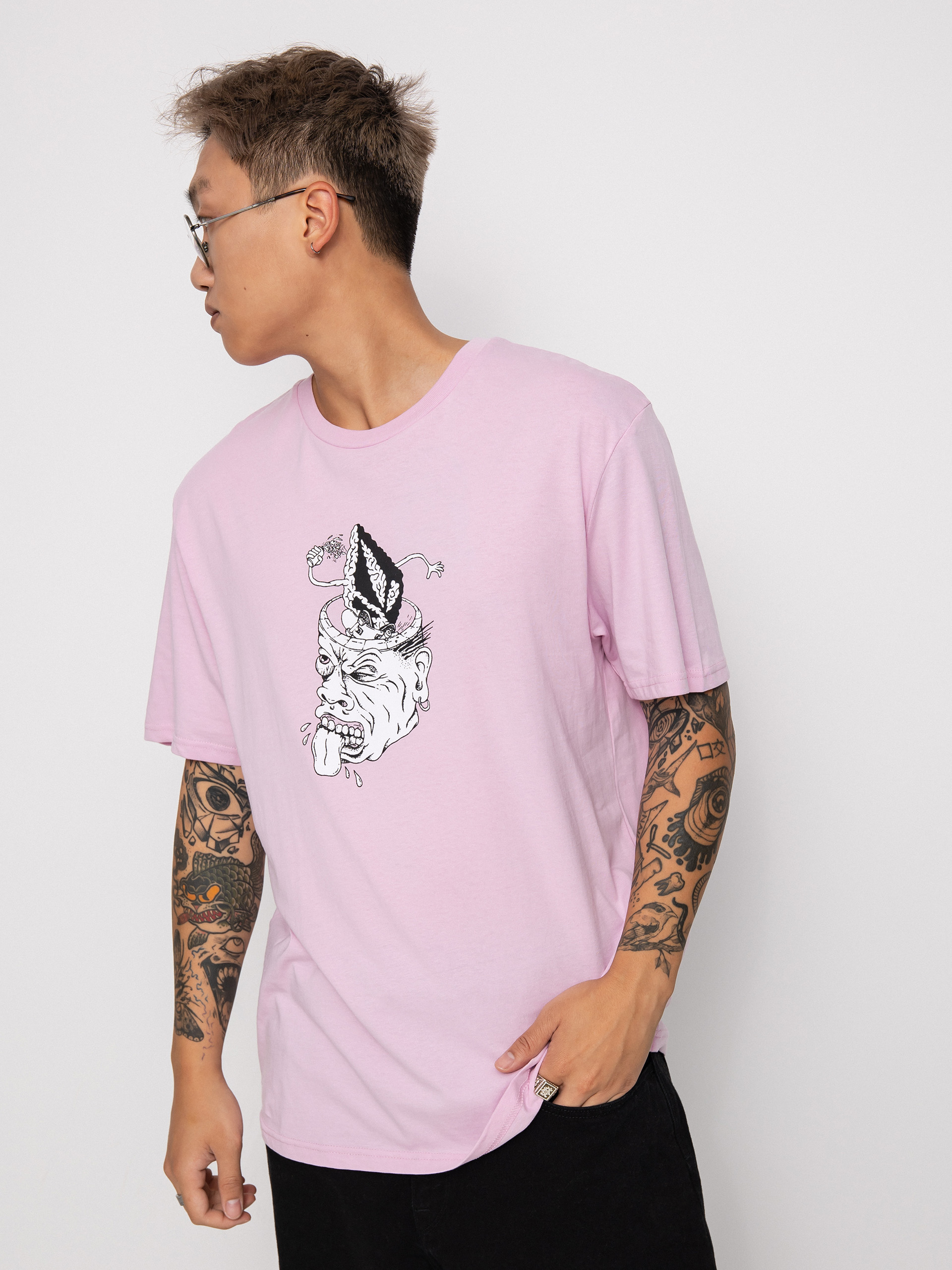 T-shirt Volcom Finkstone (paradise pink)
