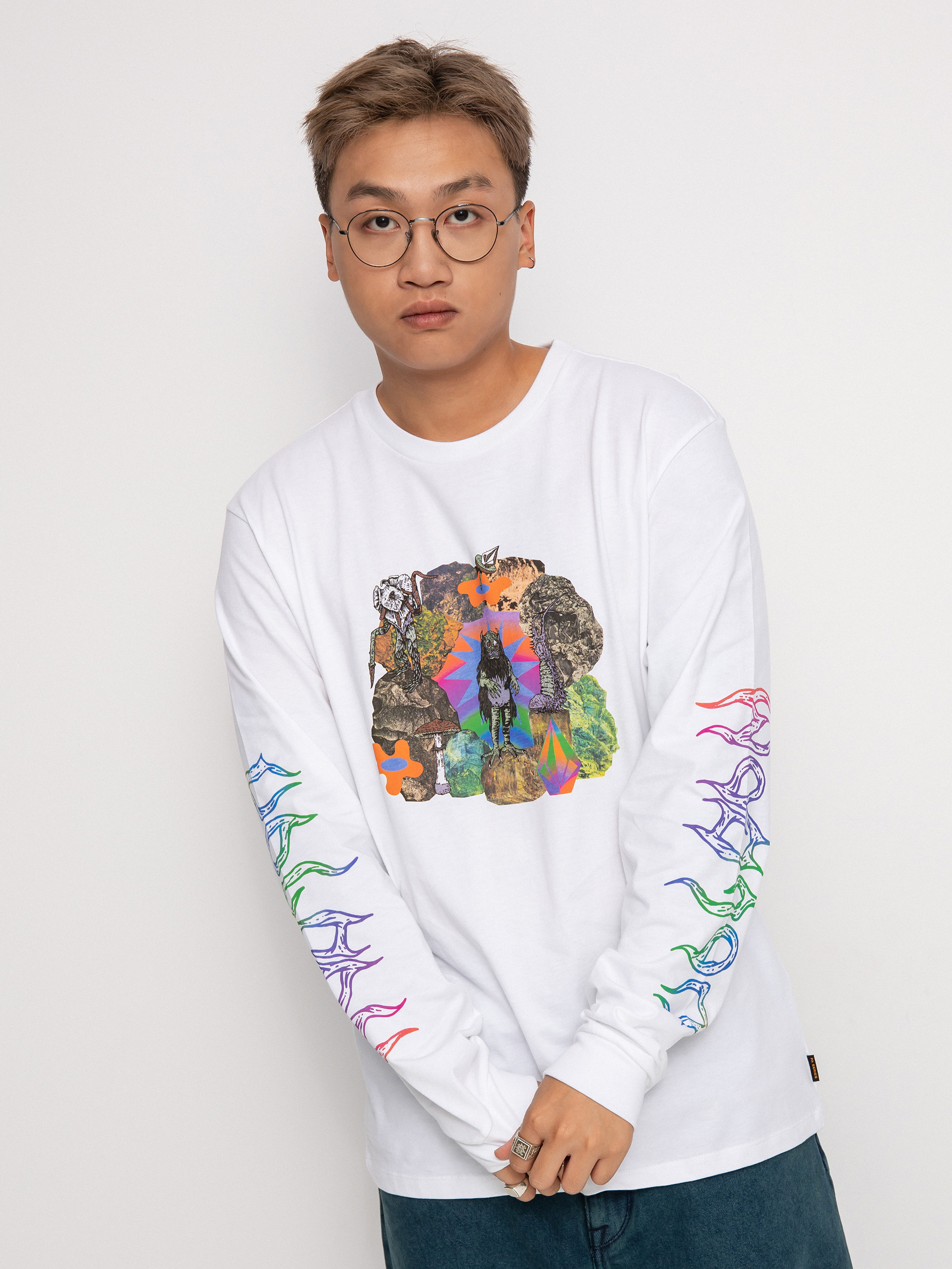Longsleeve Volcom Fa Chrissie Abbott x French (white)