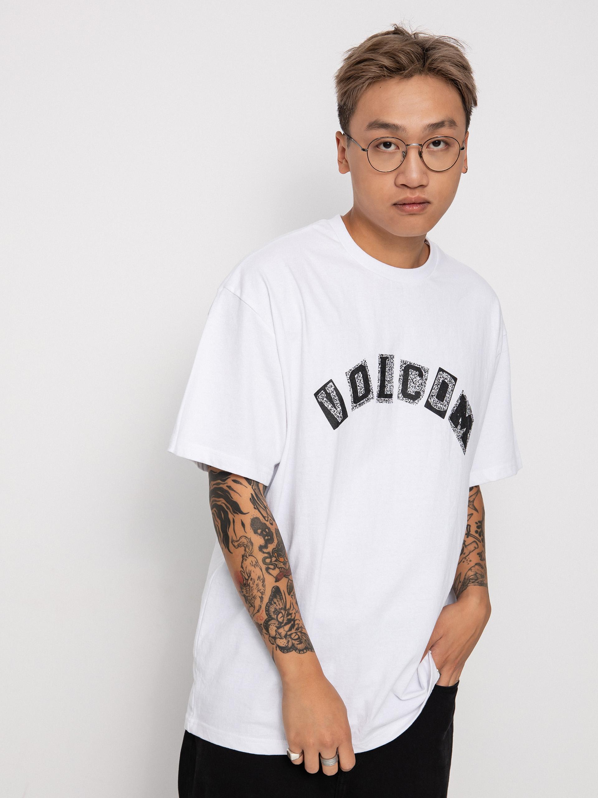 T-shirt Volcom Hi School Lse (white)