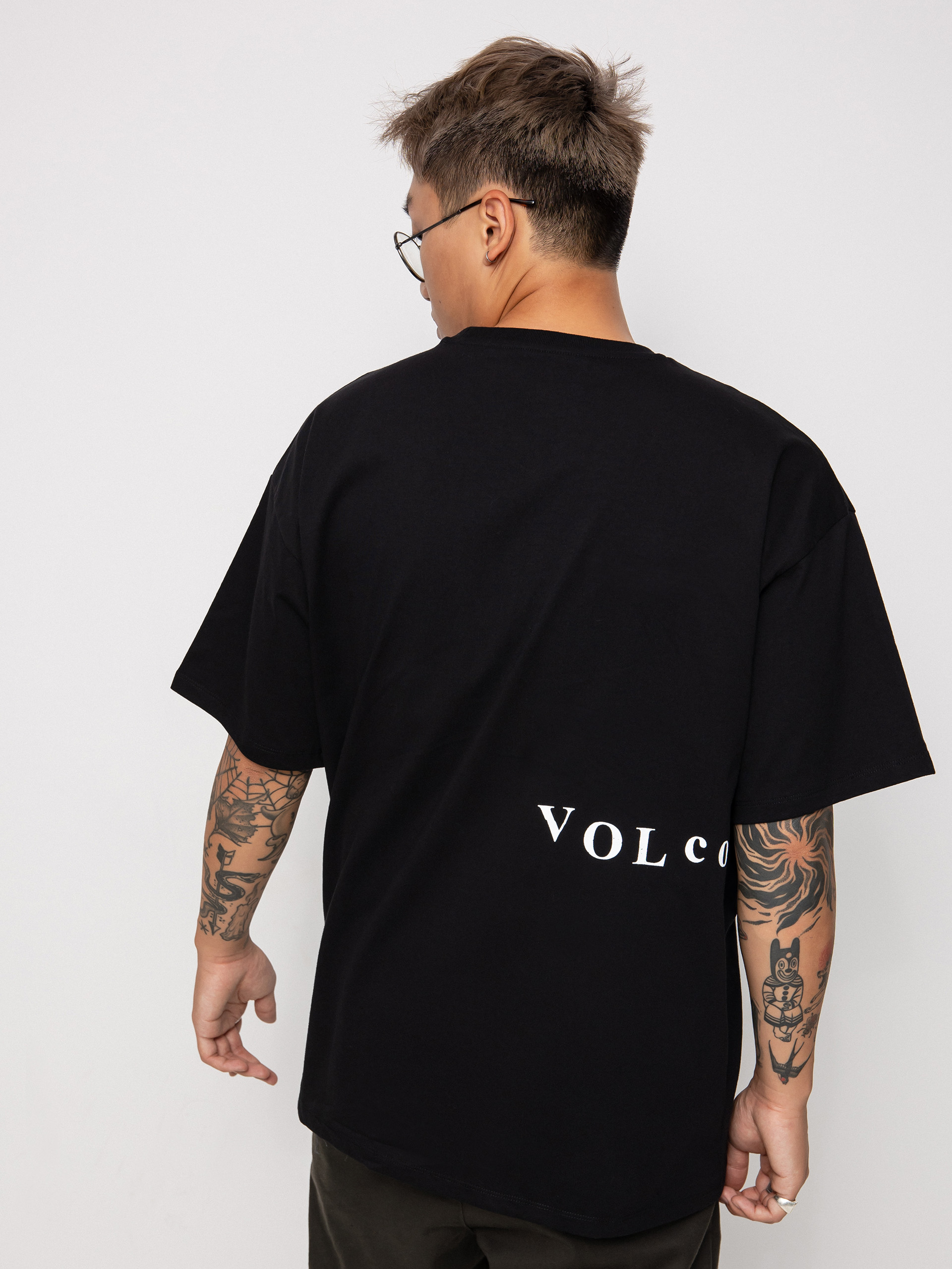T-shirt Volcom Scratched Stone Lse (black)