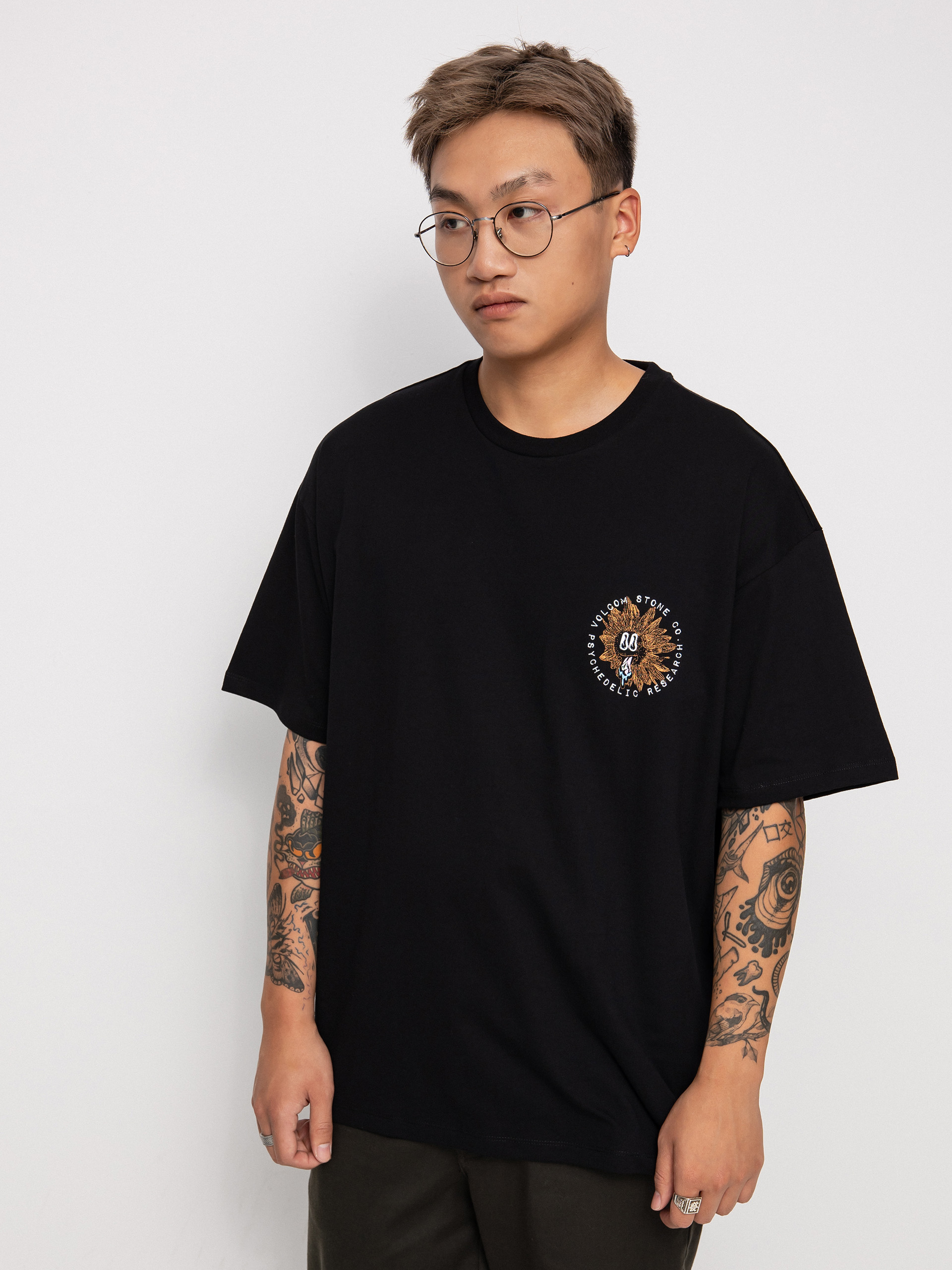 T-shirt Volcom Acid Sun Lse (black)