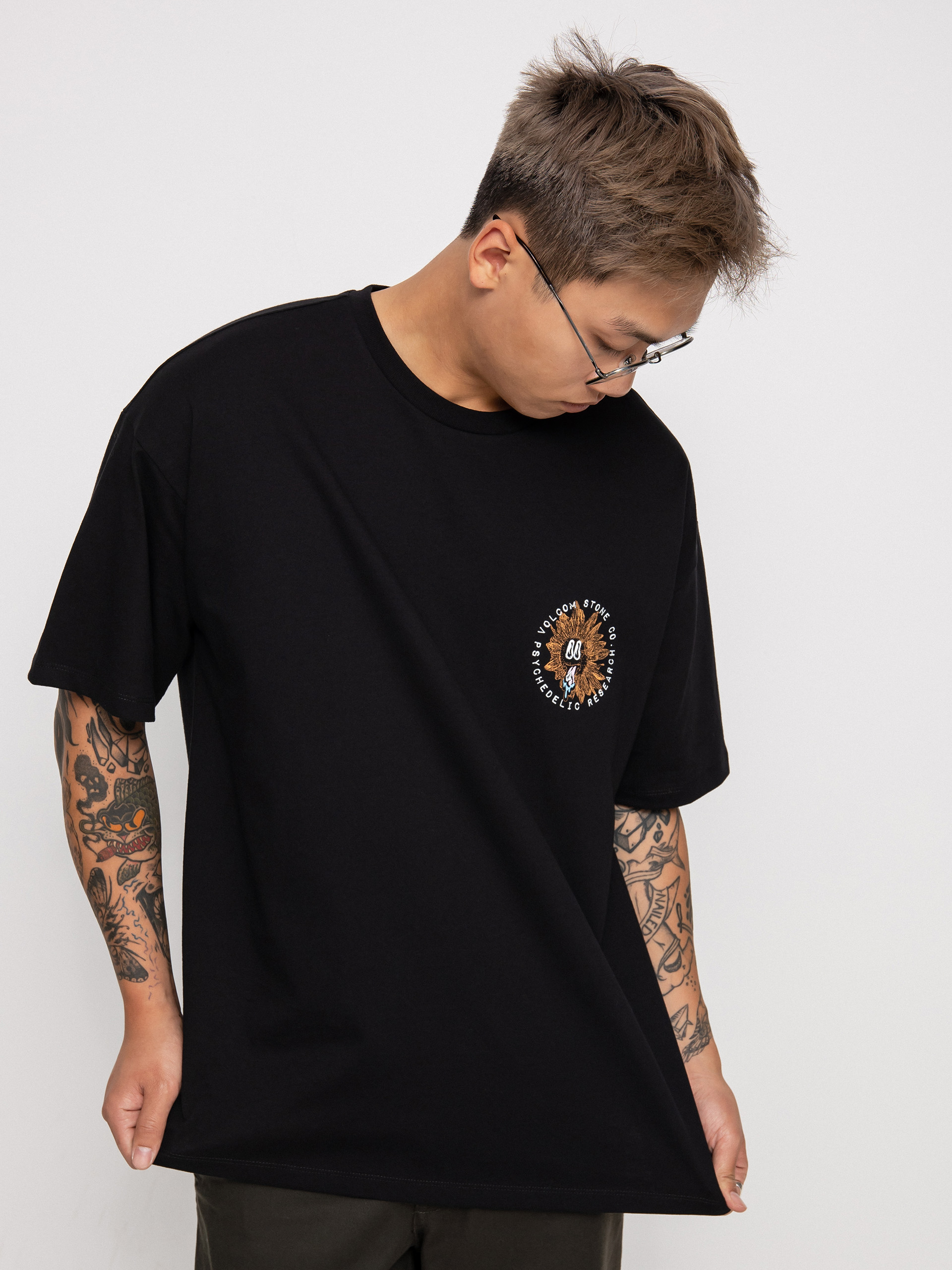 T-shirt Volcom Acid Sun Lse (black)