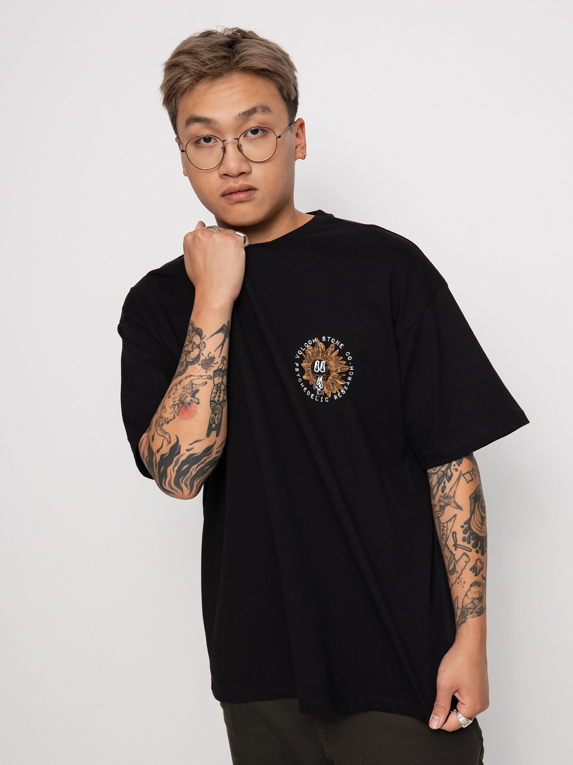 T-shirt Volcom Acid Sun Lse (black)