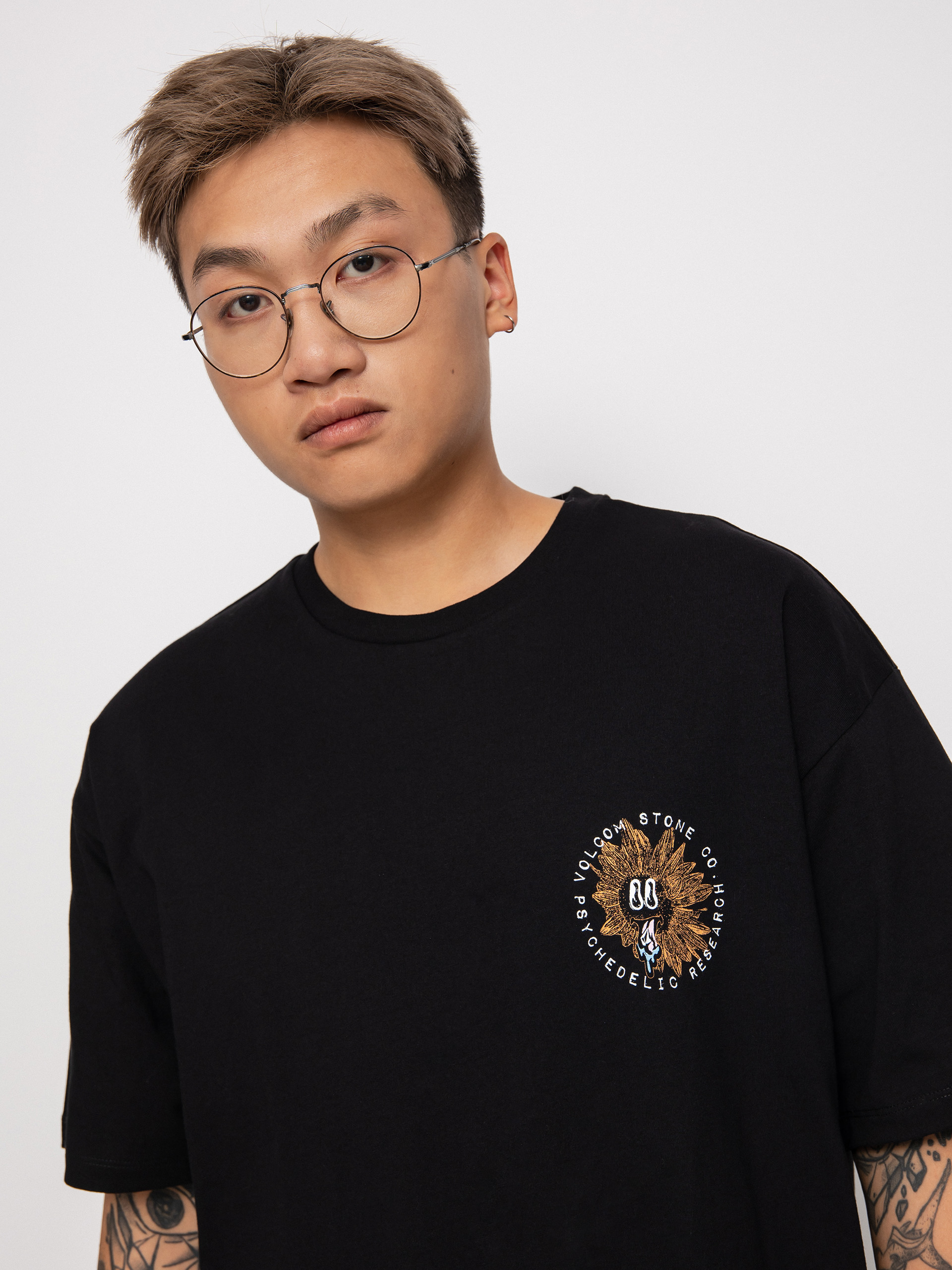 T-shirt Volcom Acid Sun Lse (black)