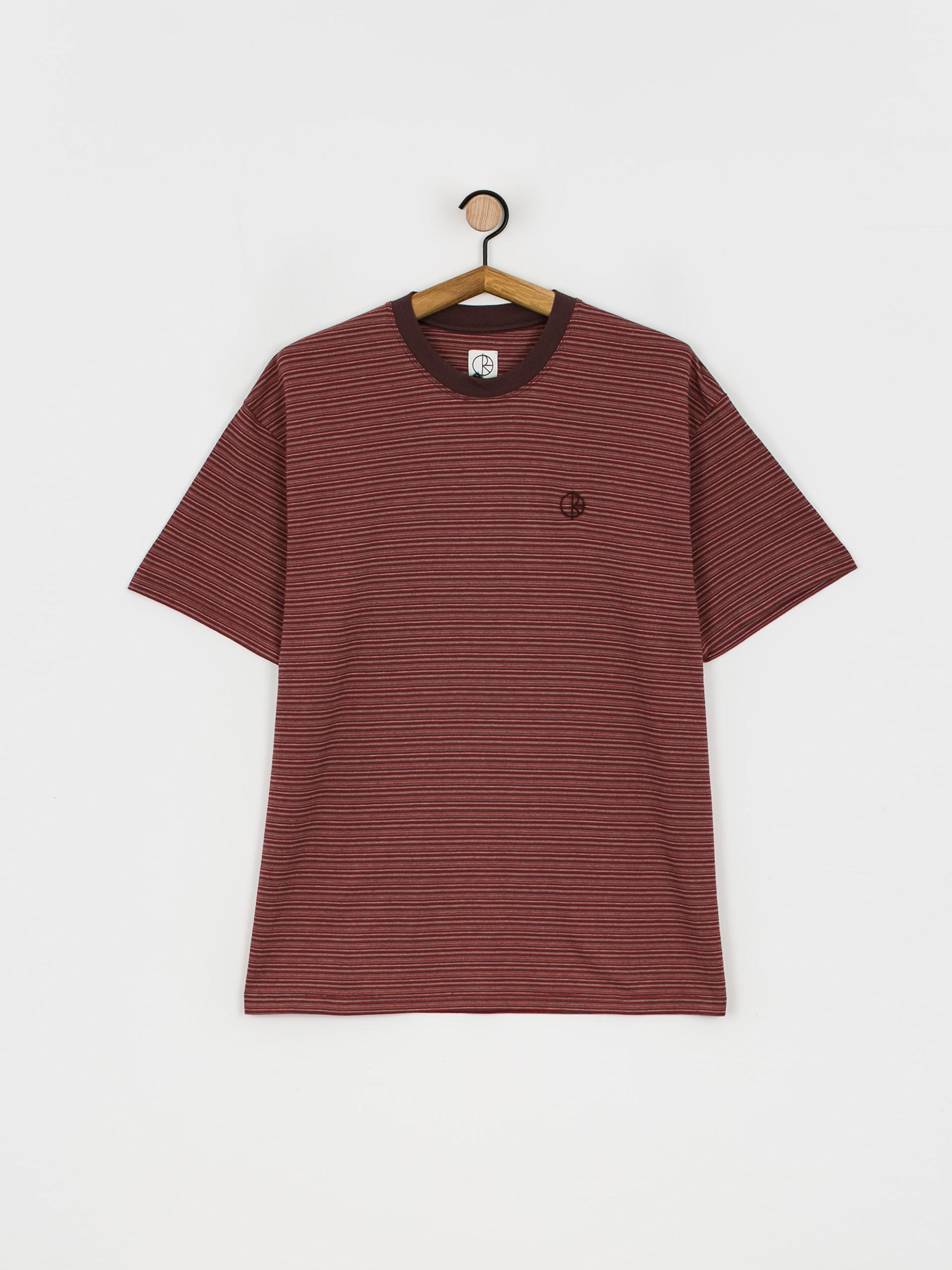 T-shirt Polar Skate Dizzy Stripe (bordeaux)