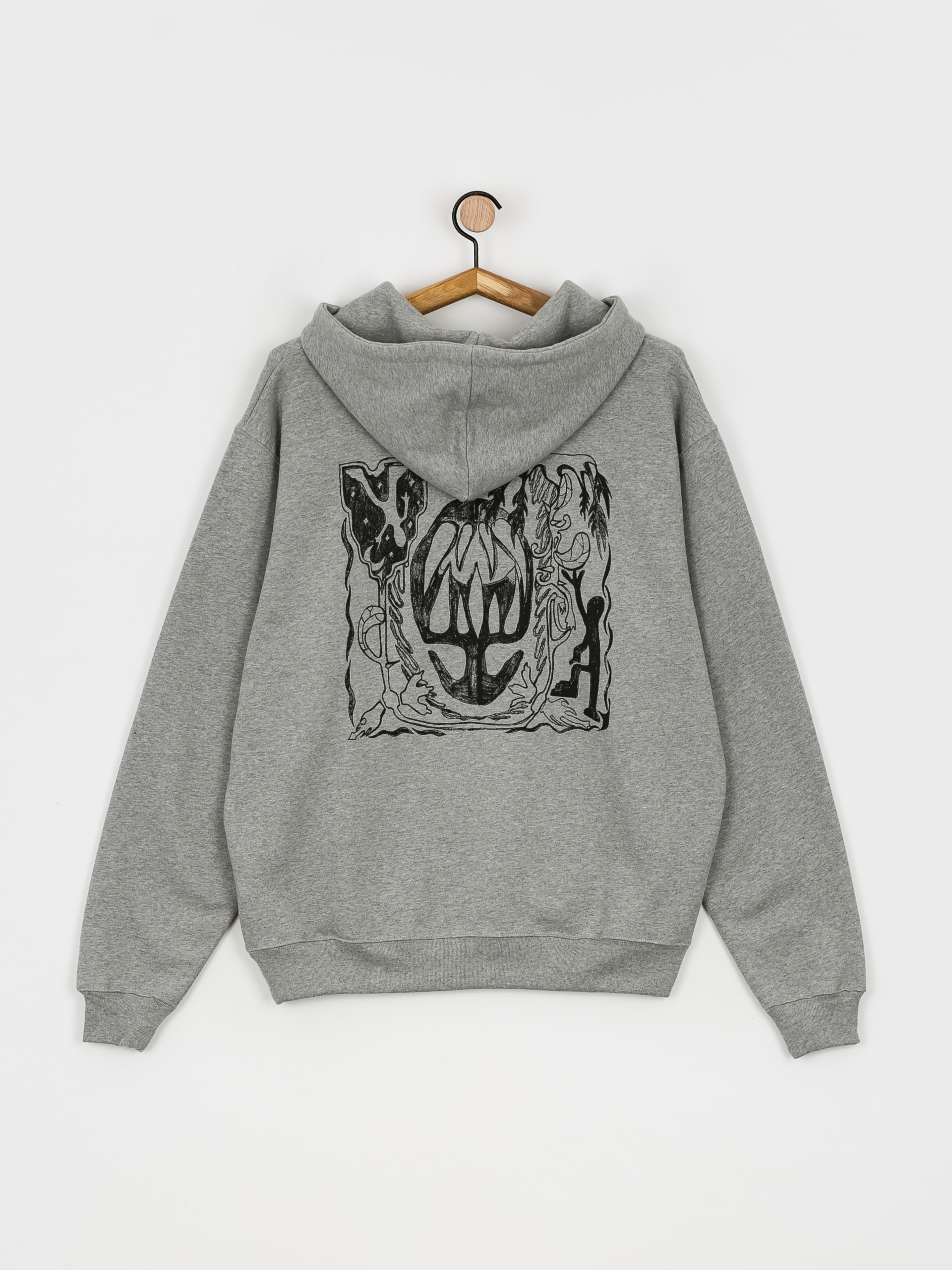 Bluza z kapturem Polar Skate Jungle HD (heather grey)