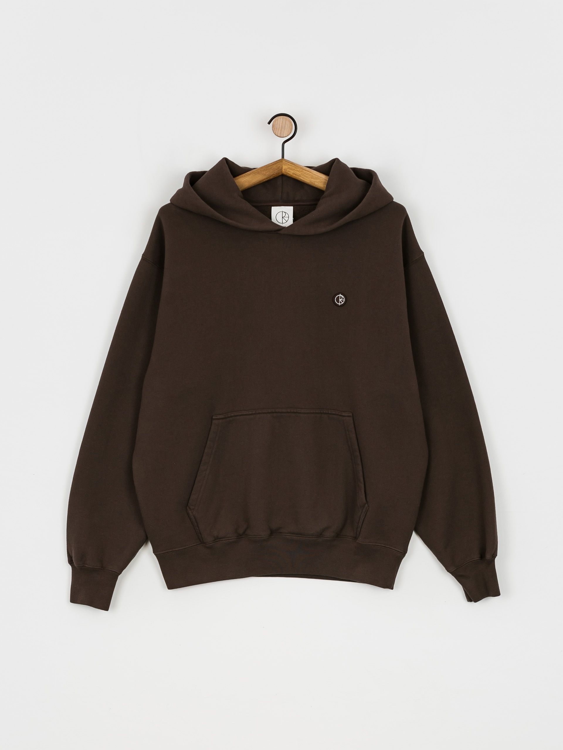 Bluza z kapturem Polar Skate Patch HD (chocolate)