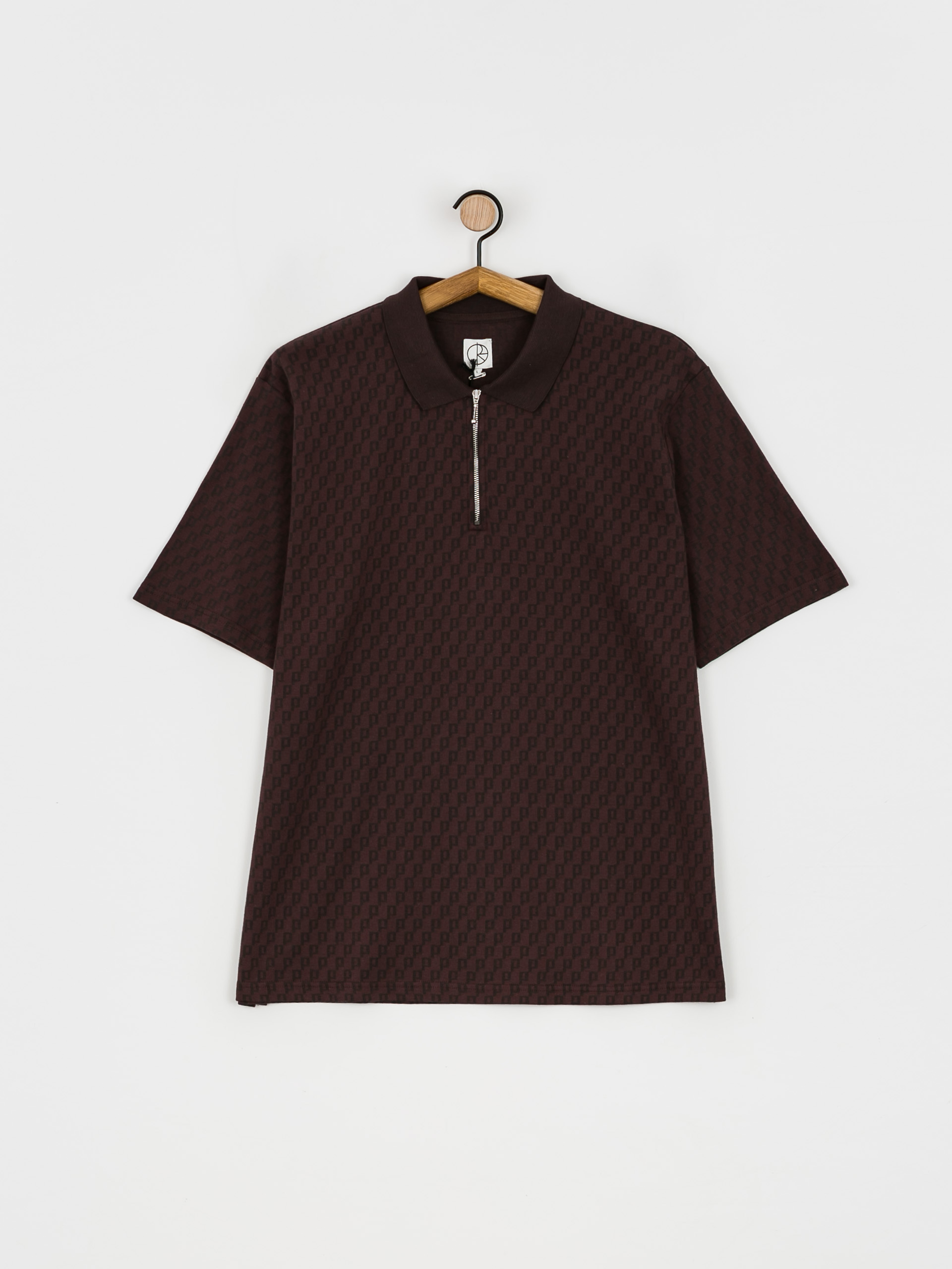 Polo Polar Skate Zip (bordeaux)