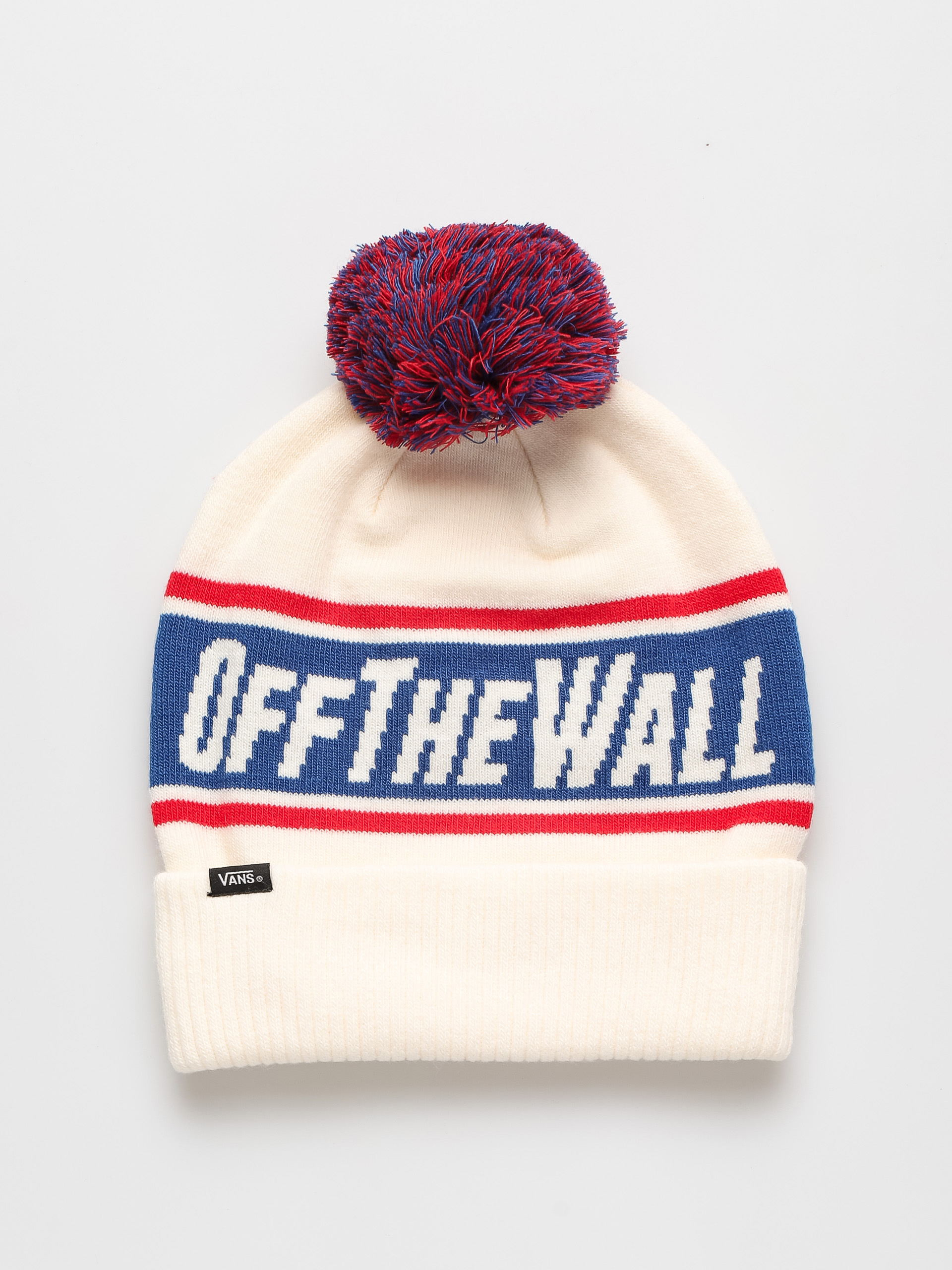 Czapka zimowa Vans Off The Wall Pom (antique white)