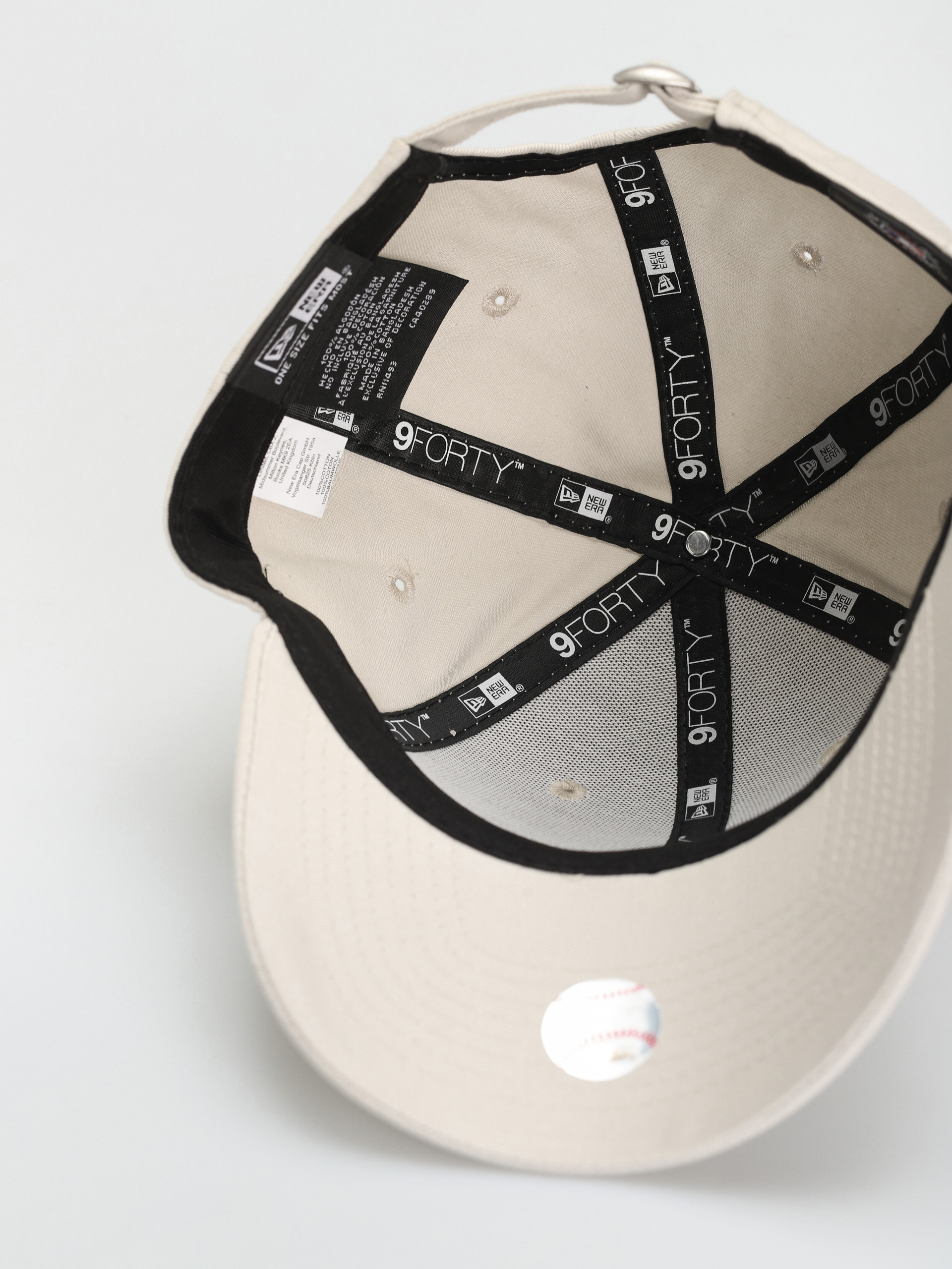 Czapka z daszkiem New Era League Essential 9Forty Los Angeles Dodgers Wmn (stone)