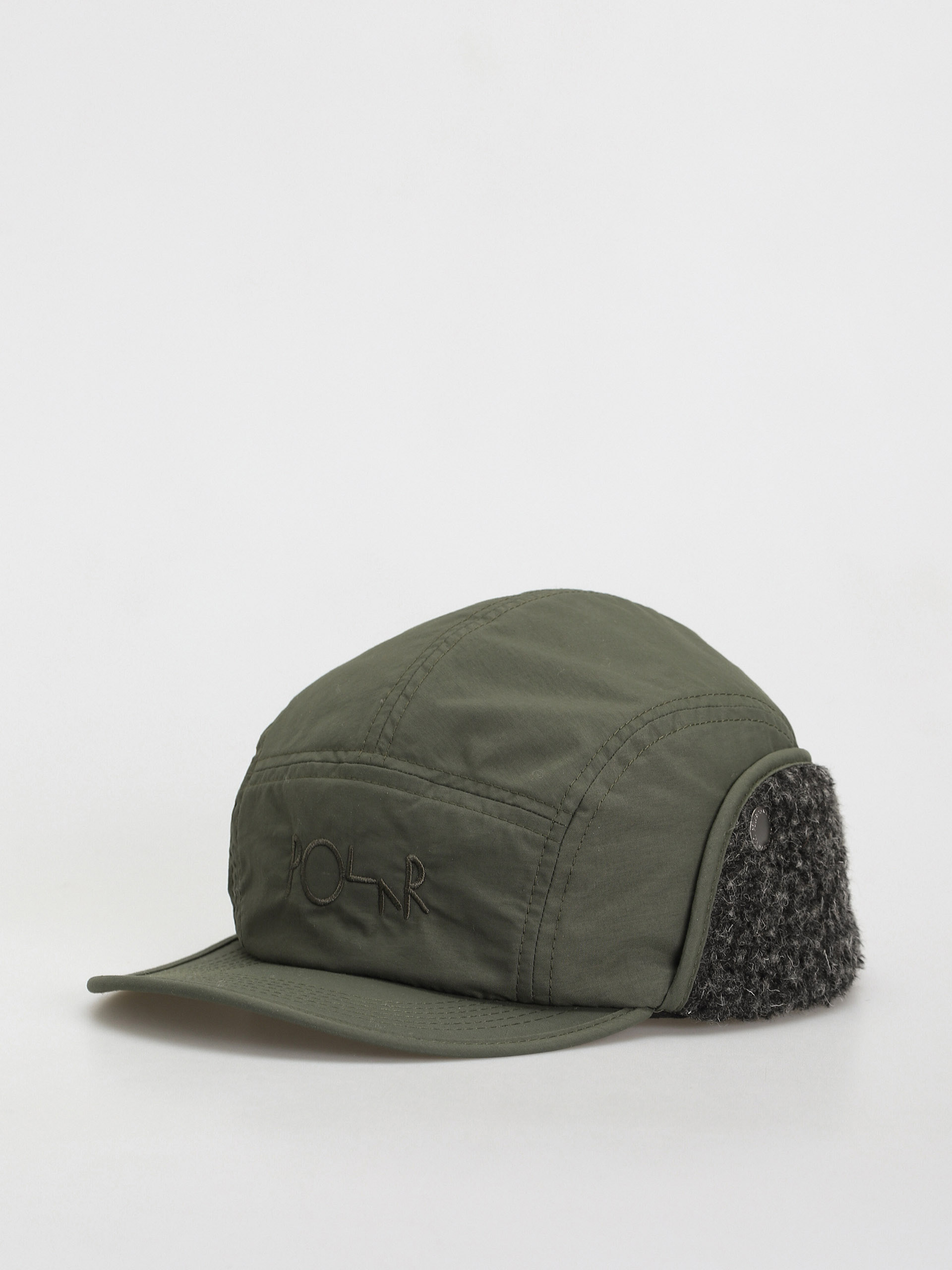 Czapka z daszkiem Polar Skate Sherpa Flap Cap (army green)