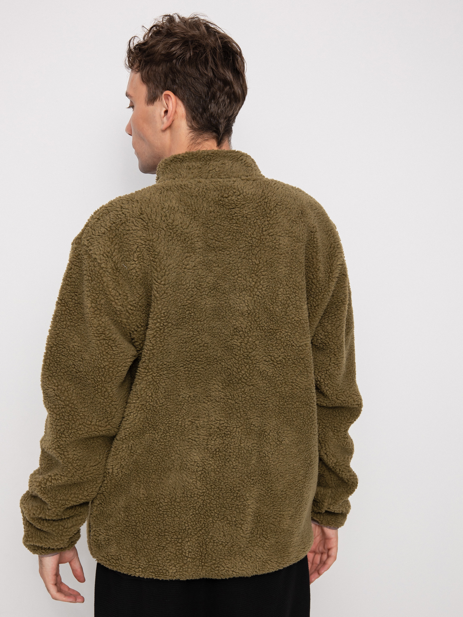 Męski Polar Volcom Muzzer Fuzzar Zip (service green)