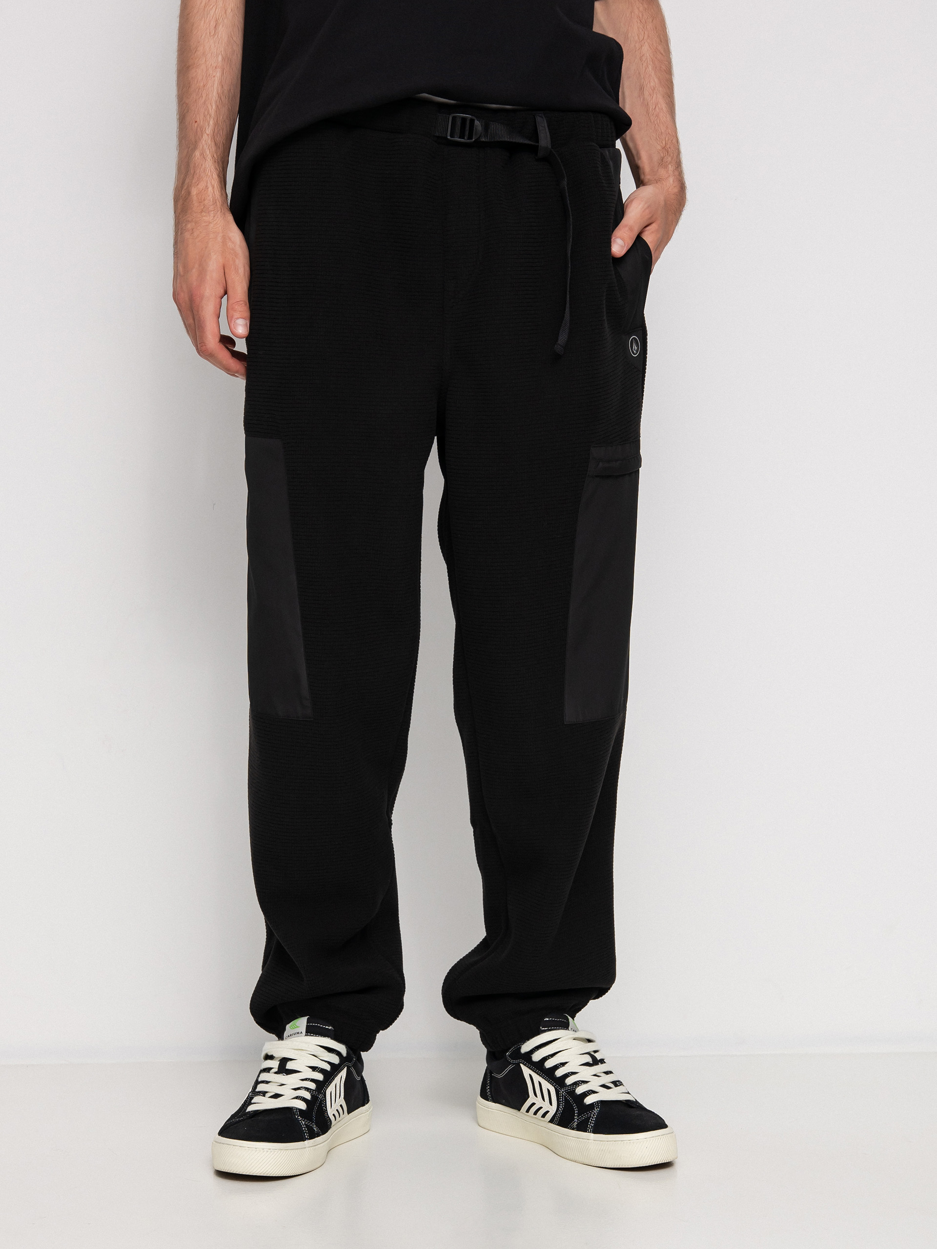 Spodnie Volcom Muzzer Tripper Fleece (black)