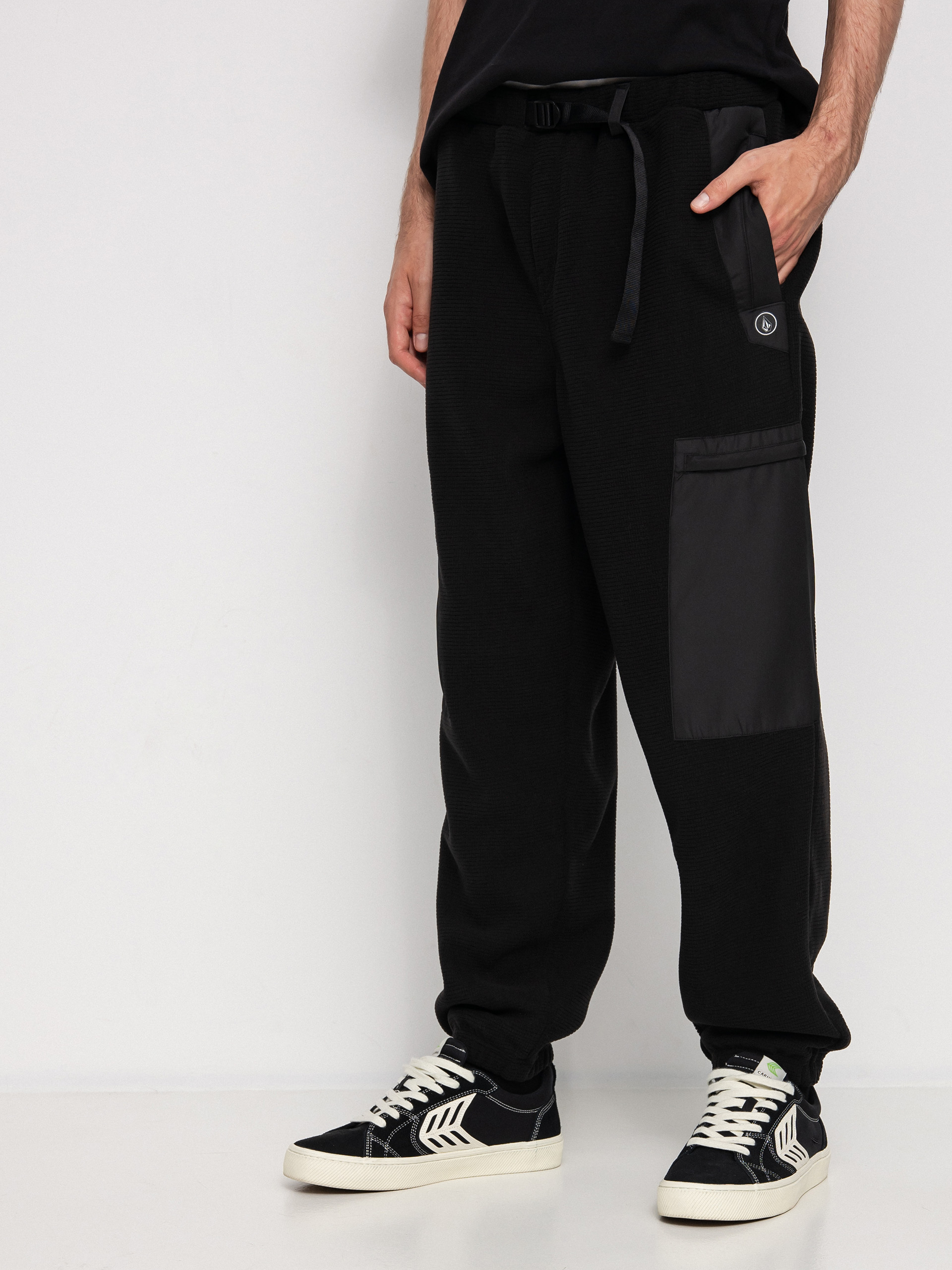 Spodnie Volcom Muzzer Tripper Fleece (black)