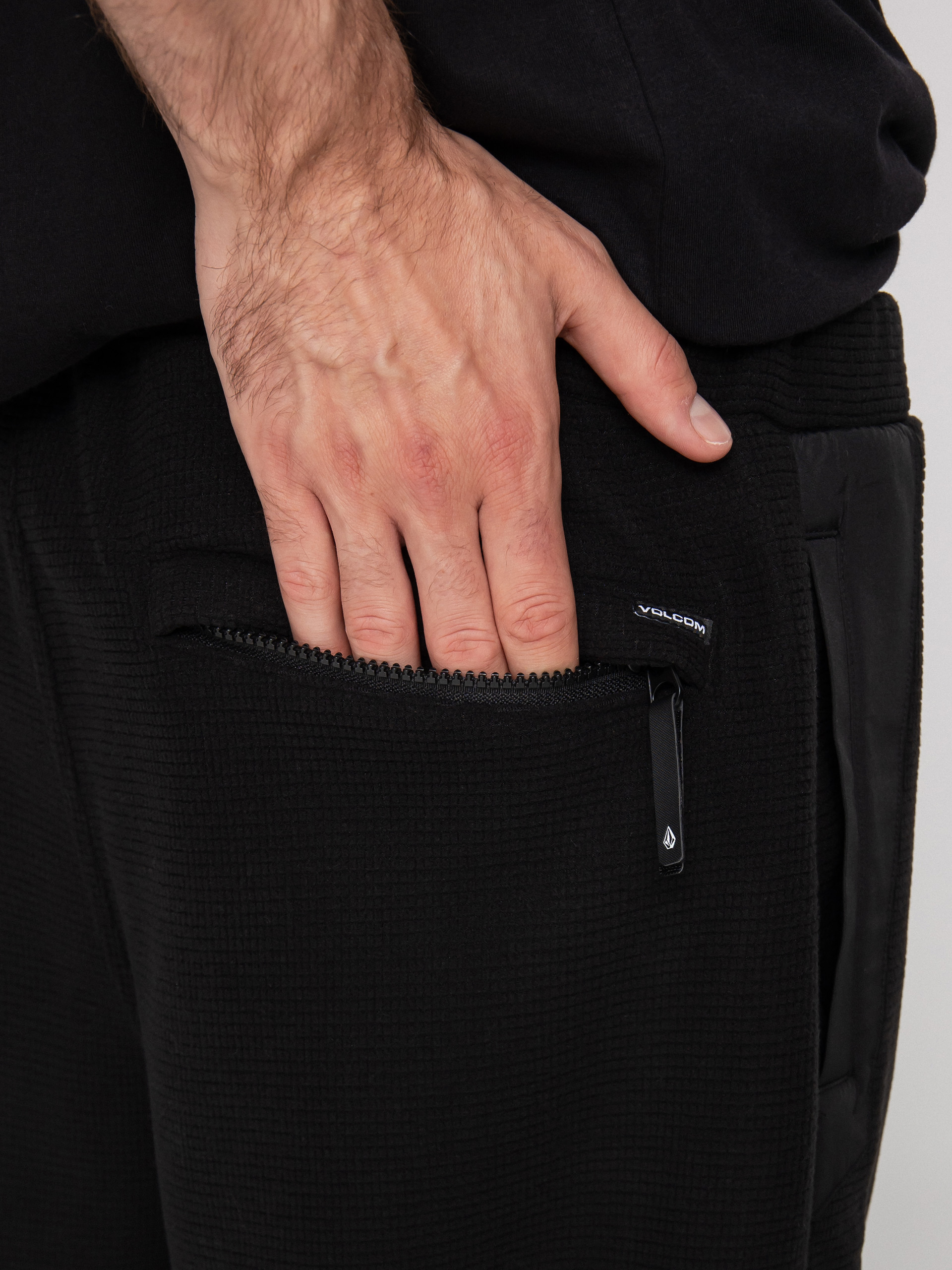Spodnie Volcom Muzzer Tripper Fleece (black)