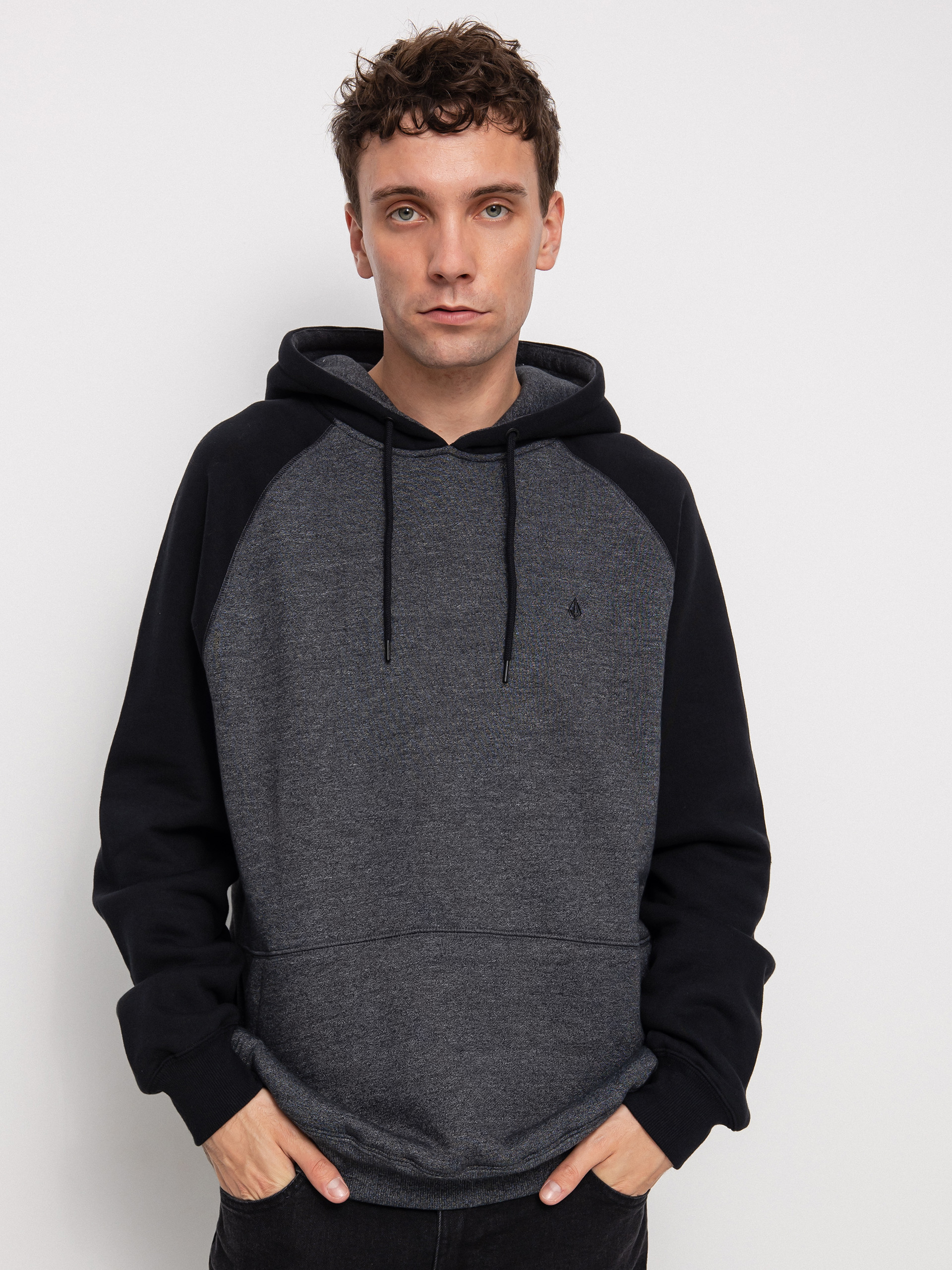 Bluza z kapturem Volcom Homak HD (heather grey)