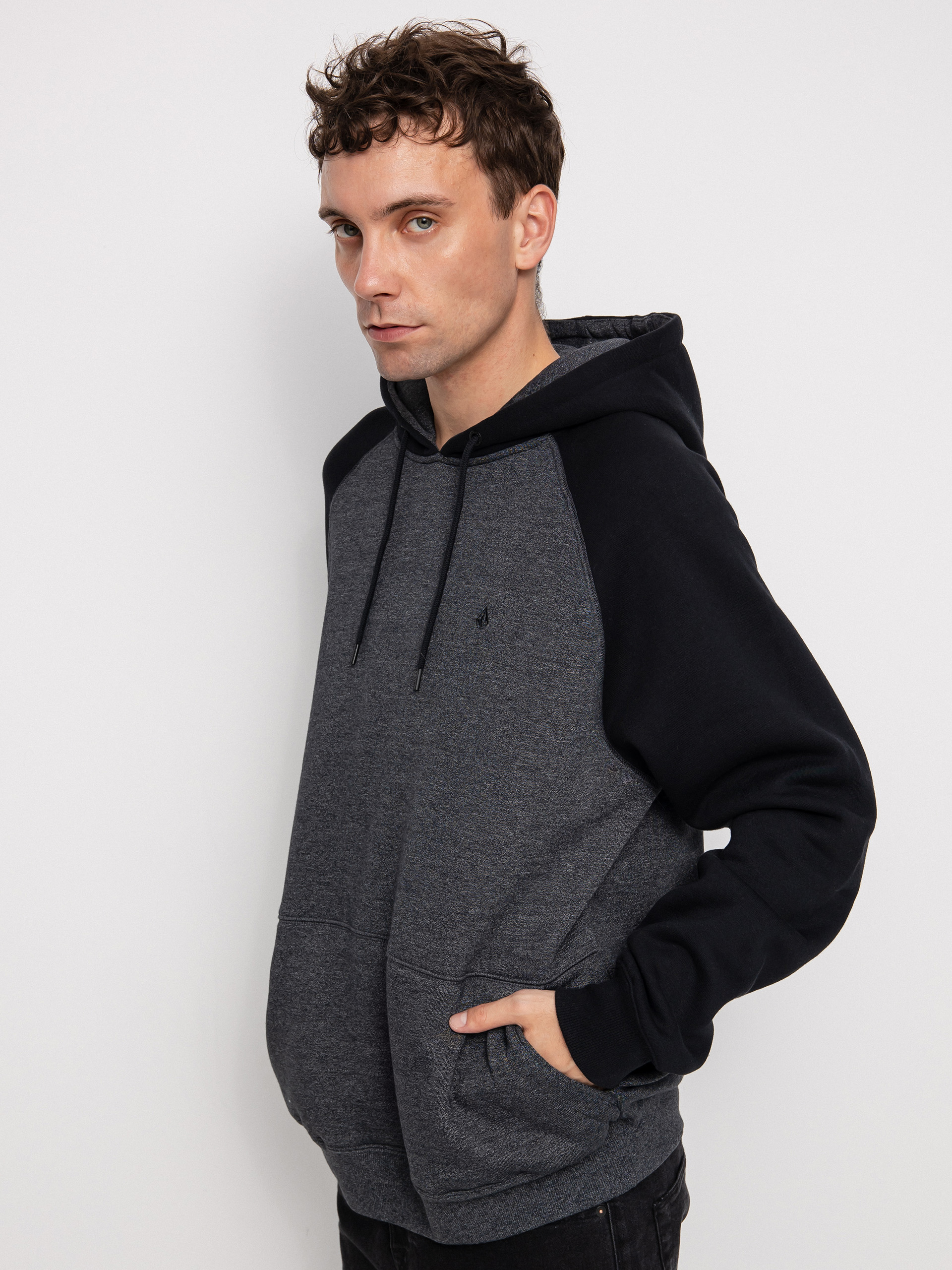 Bluza z kapturem Volcom Homak HD (heather grey)