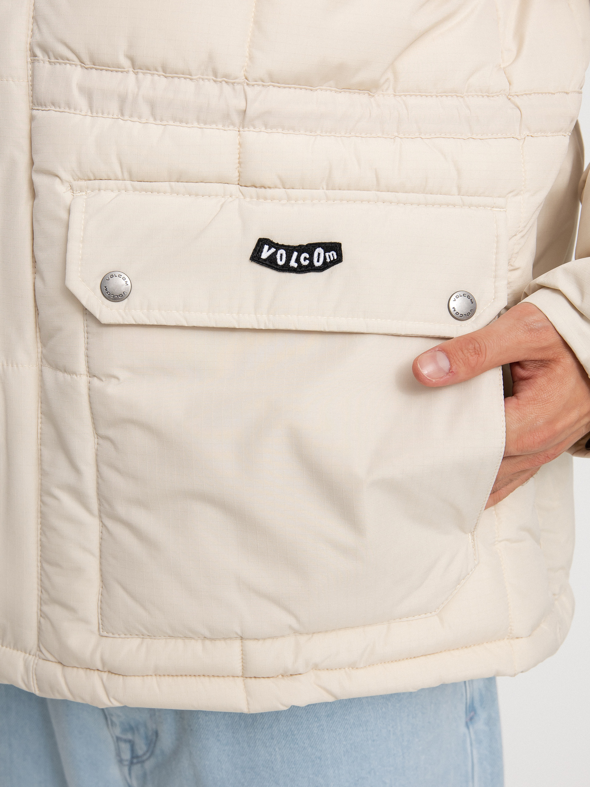 Kurtka Volcom Superstoner 5K (whitecap grey)