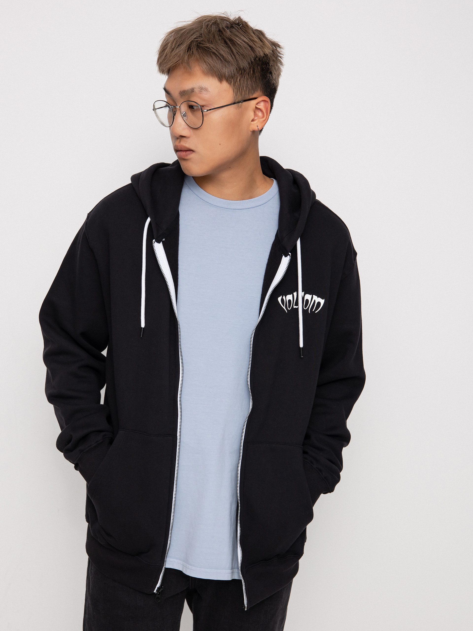 Bluza Volcom Extends Zip (black)