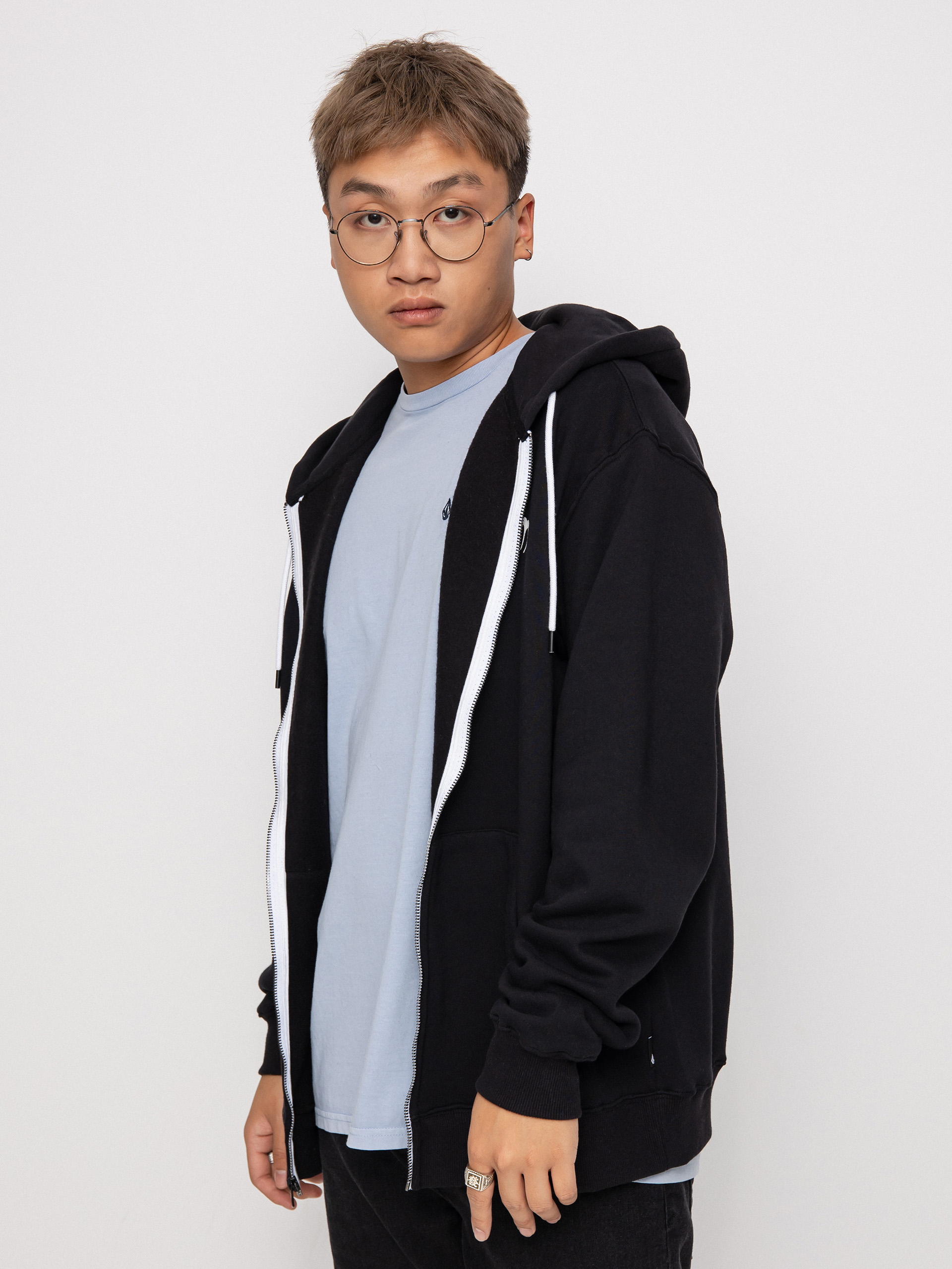 Bluza Volcom Extends Zip (black)