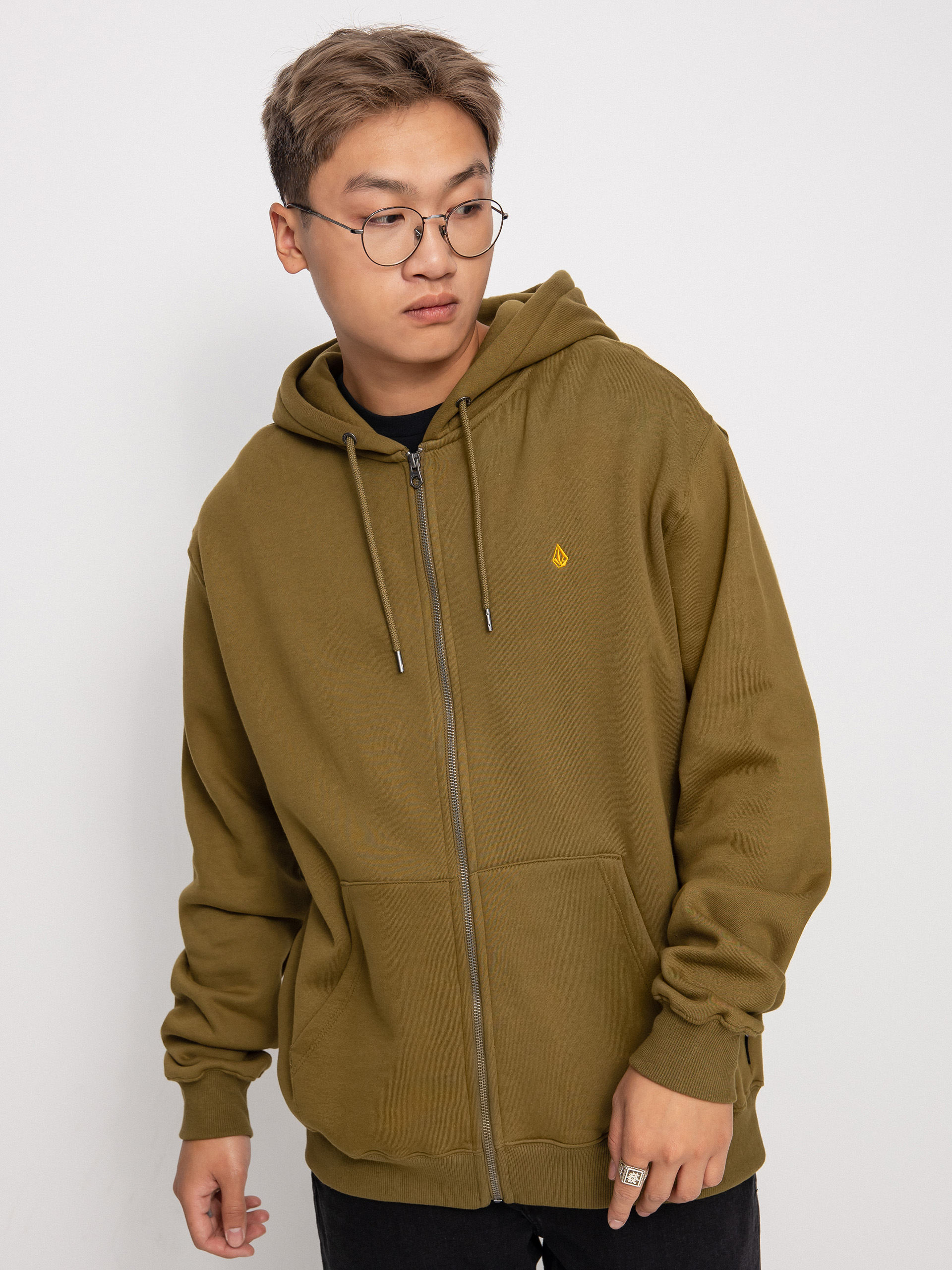 Bluza Volcom Extends Zip (service green)