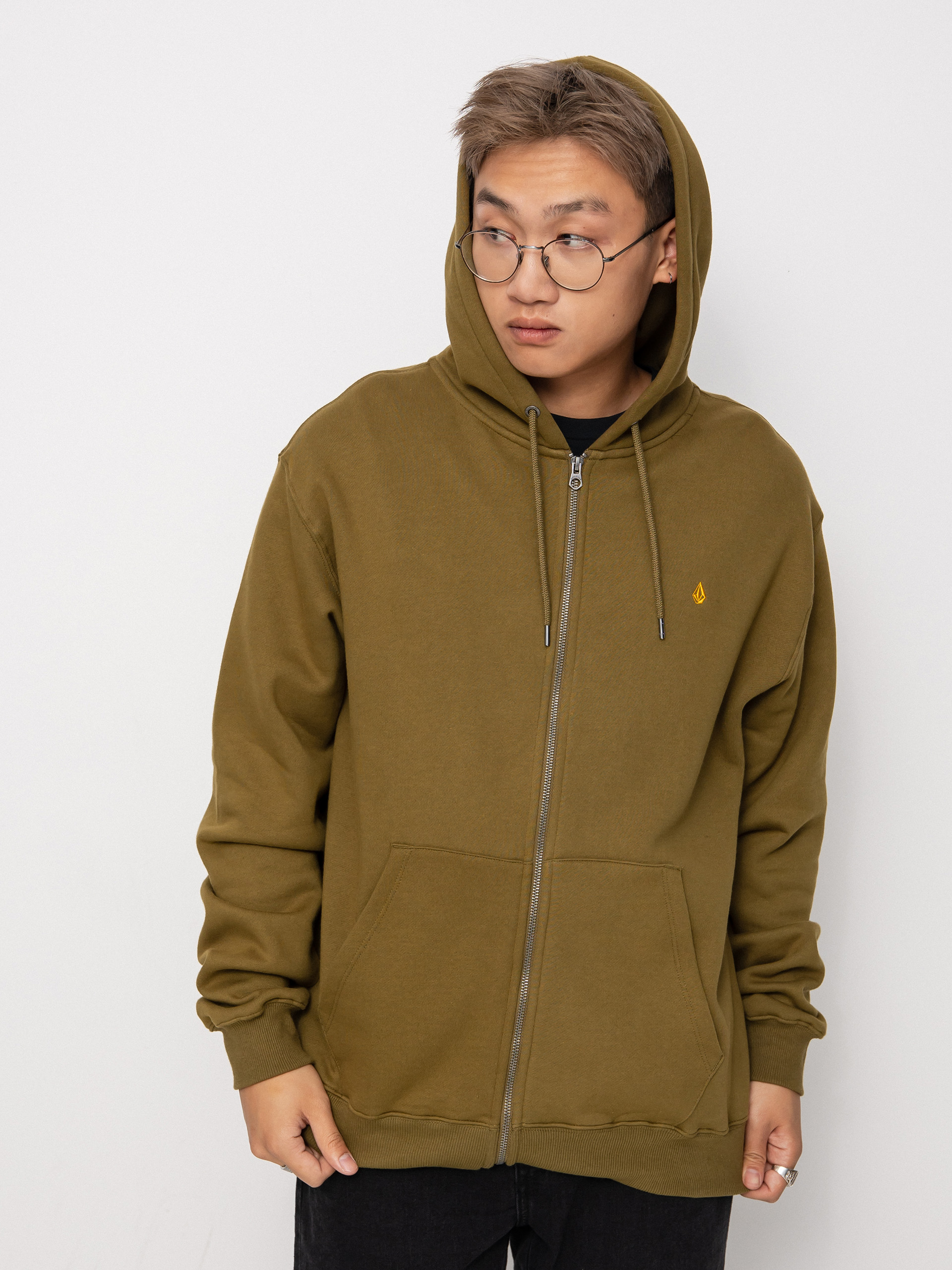 Bluza Volcom Extends Zip (service green)