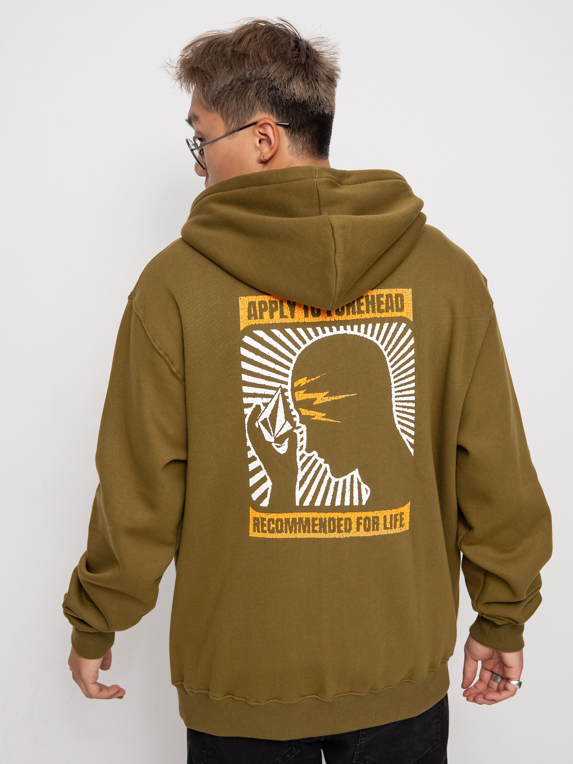 Bluza Volcom Extends Zip (service green)