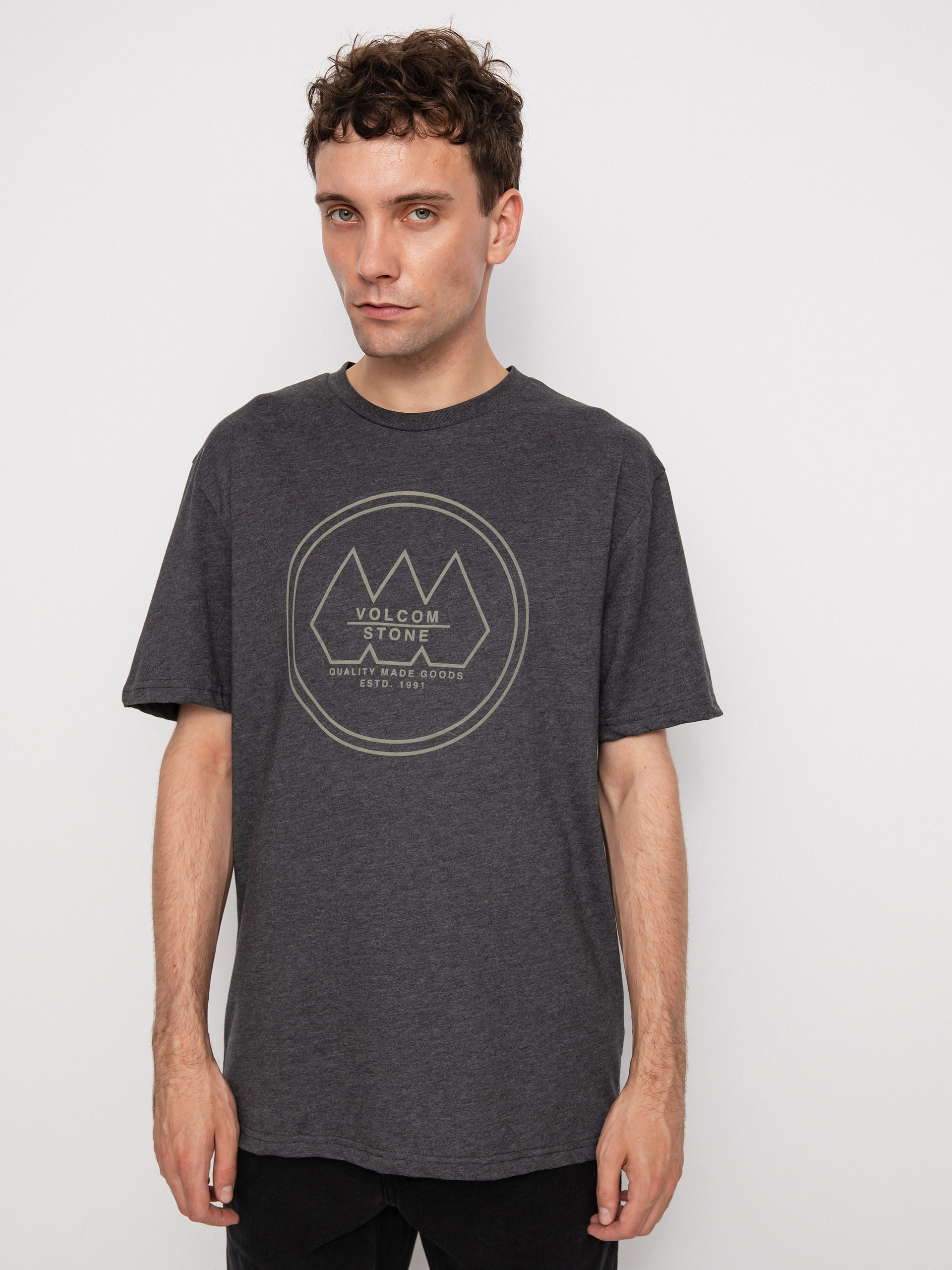 T-shirt Volcom Tri Stone (heather black)