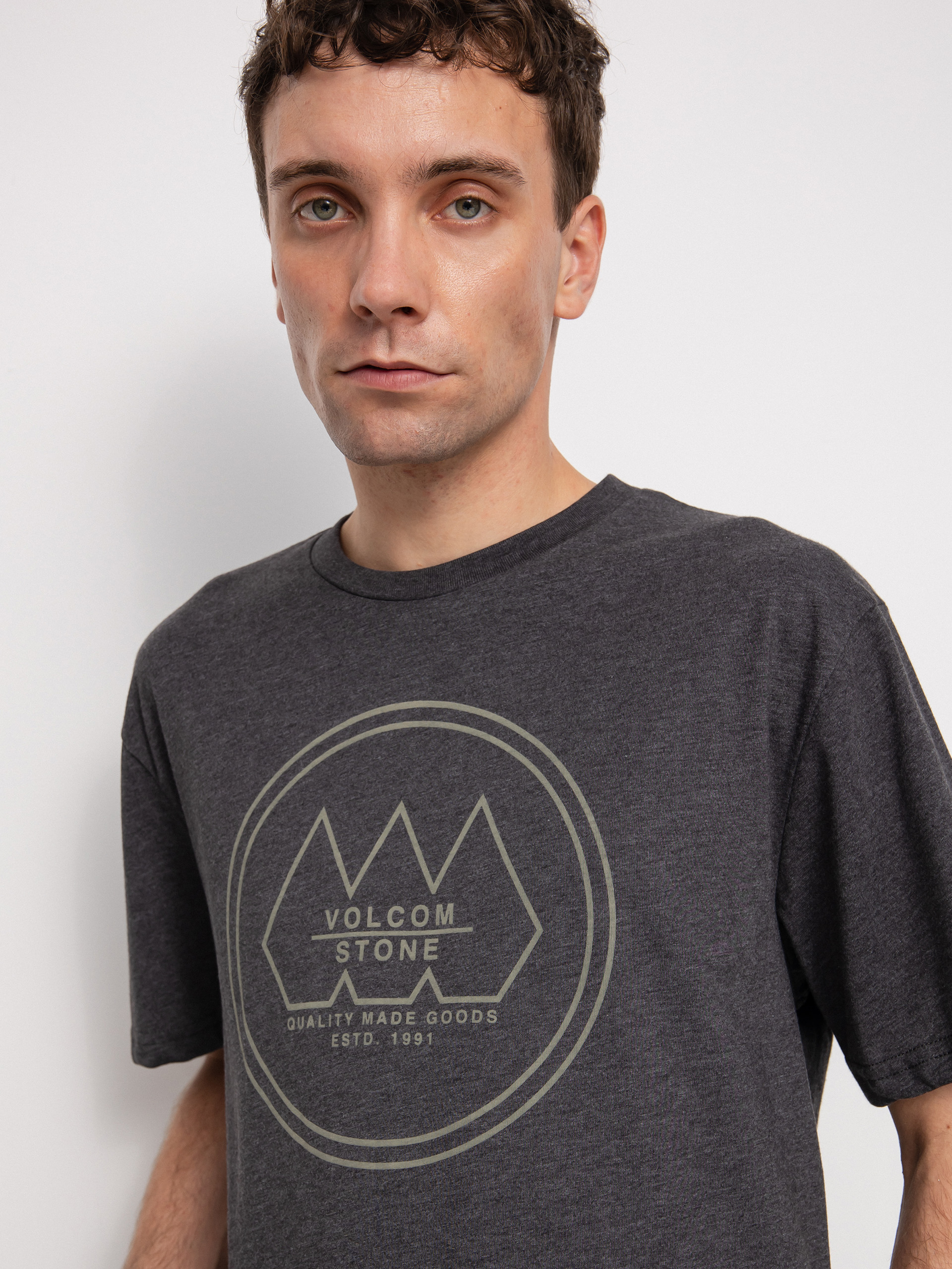 T-shirt Volcom Tri Stone (heather black)