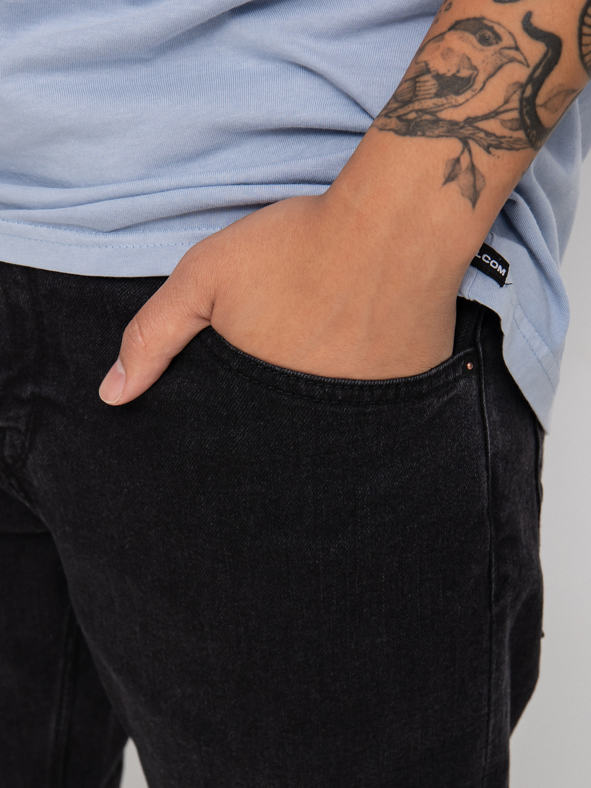 Spodnie Volcom Solver Denim (black out)