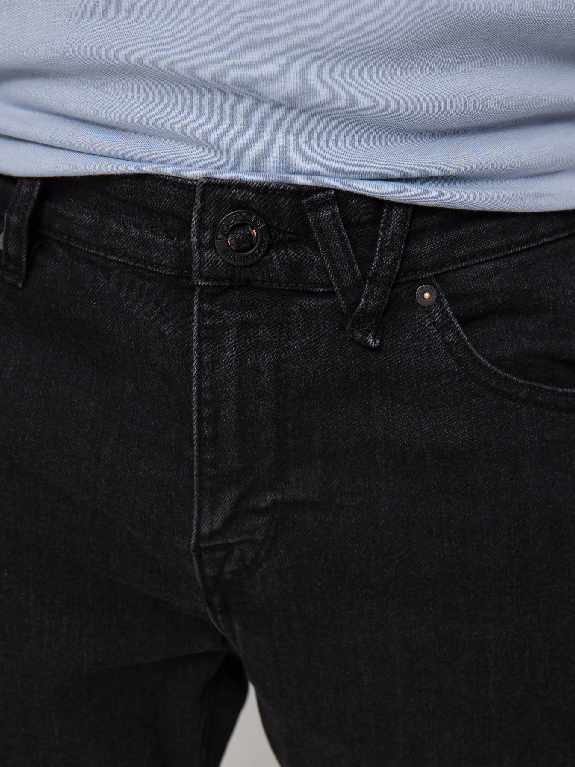Spodnie Volcom Solver Denim (black out)