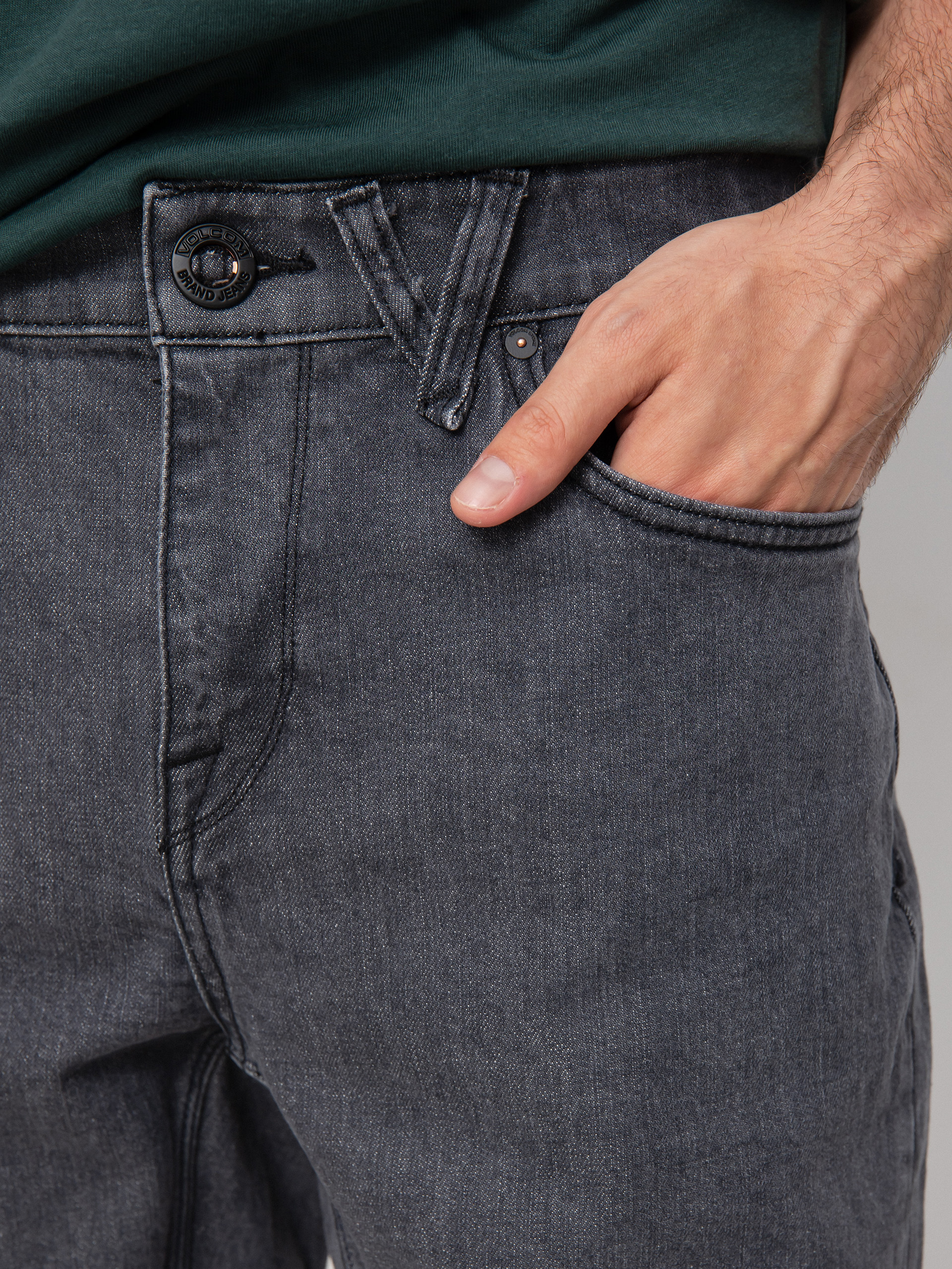 Spodnie Volcom Solver Denim (easy enzyme grey)
