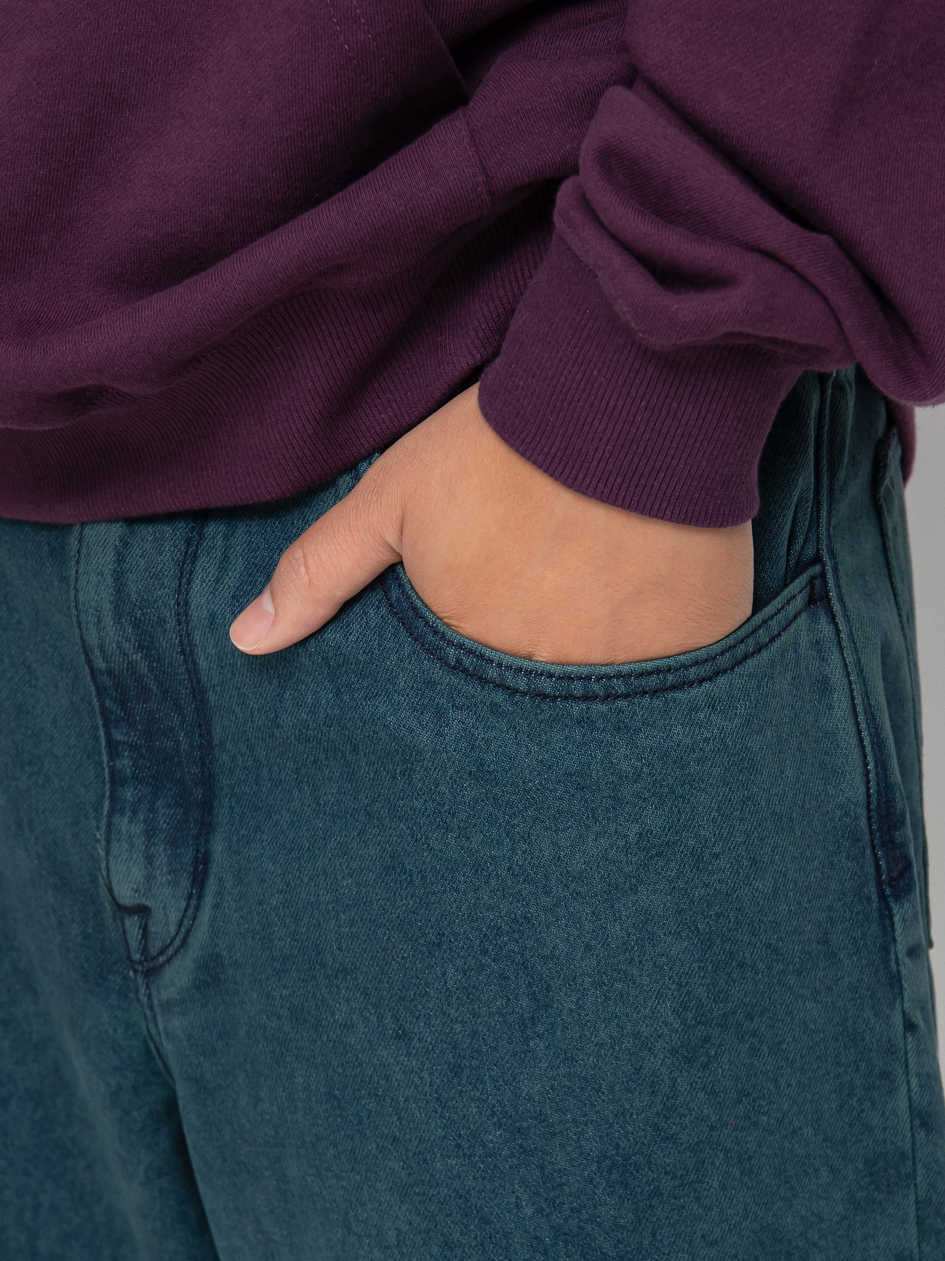 Spodnie Volcom Billow Denim (marina blue)