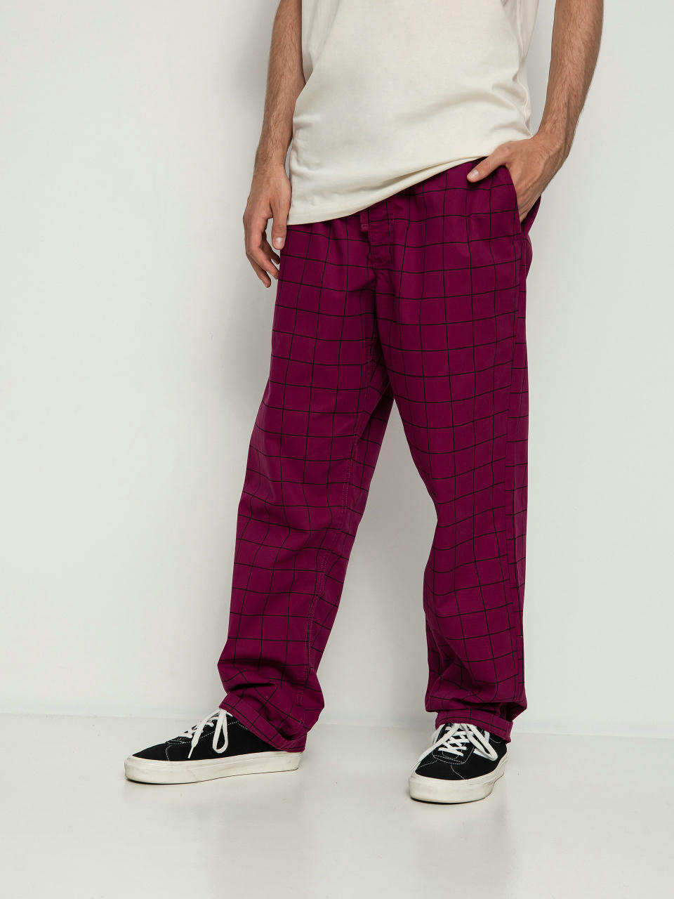 Spodnie Vans Range Louniwe Tapered Elastic Waist (purple potion)