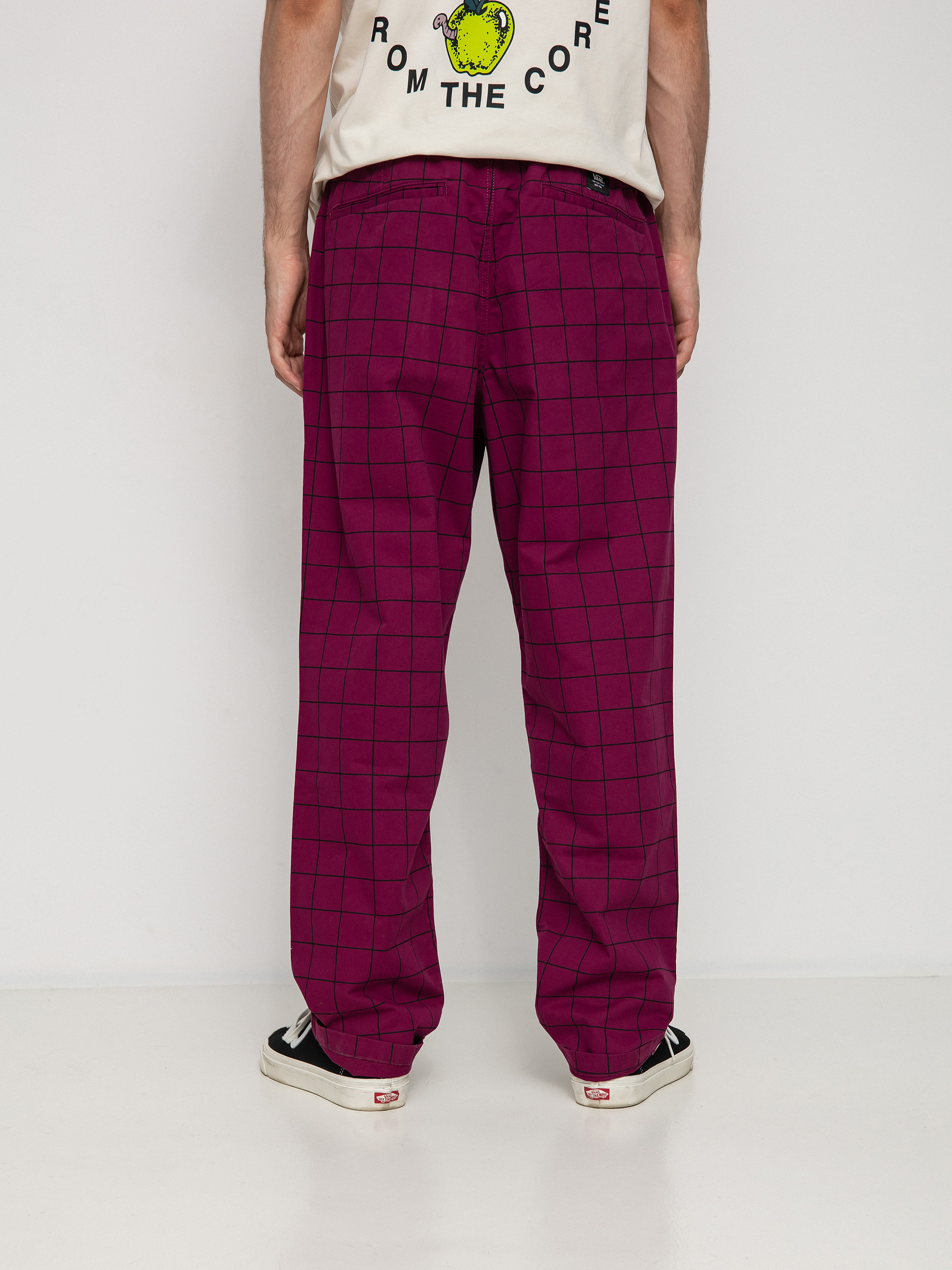Spodnie Vans Range Louniwe Tapered Elastic Waist (purple potion)