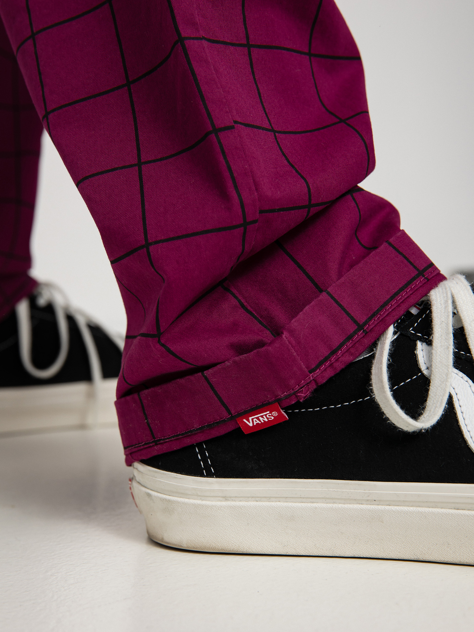 Spodnie Vans Range Louniwe Tapered Elastic Waist (purple potion)