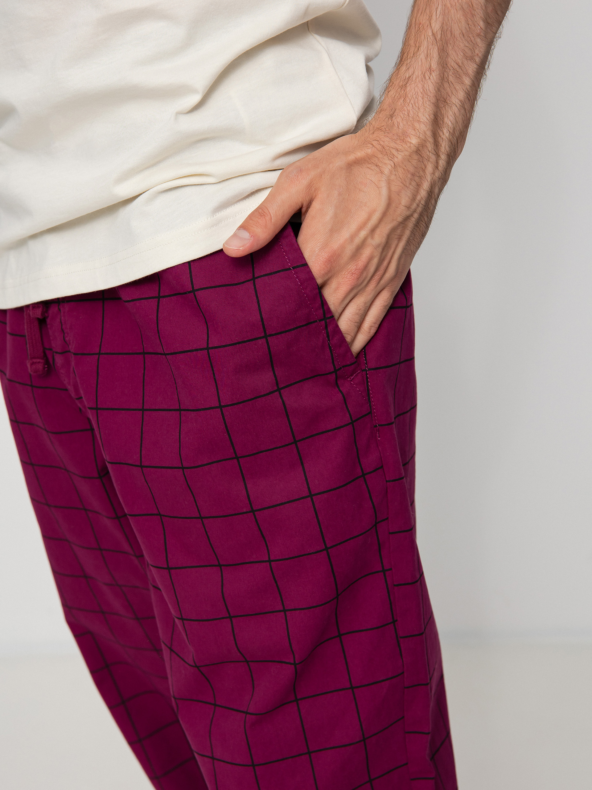 Spodnie Vans Range Louniwe Tapered Elastic Waist (purple potion)